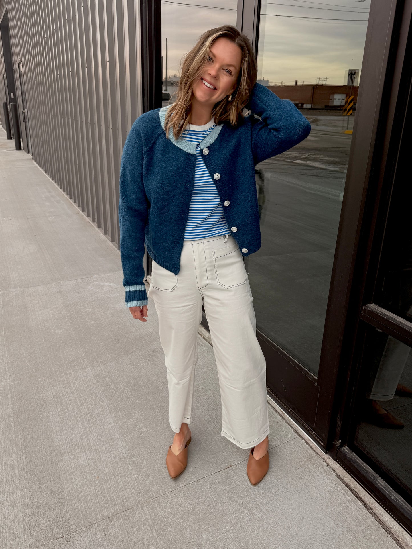 The Maeve Two-Tone Cardigan