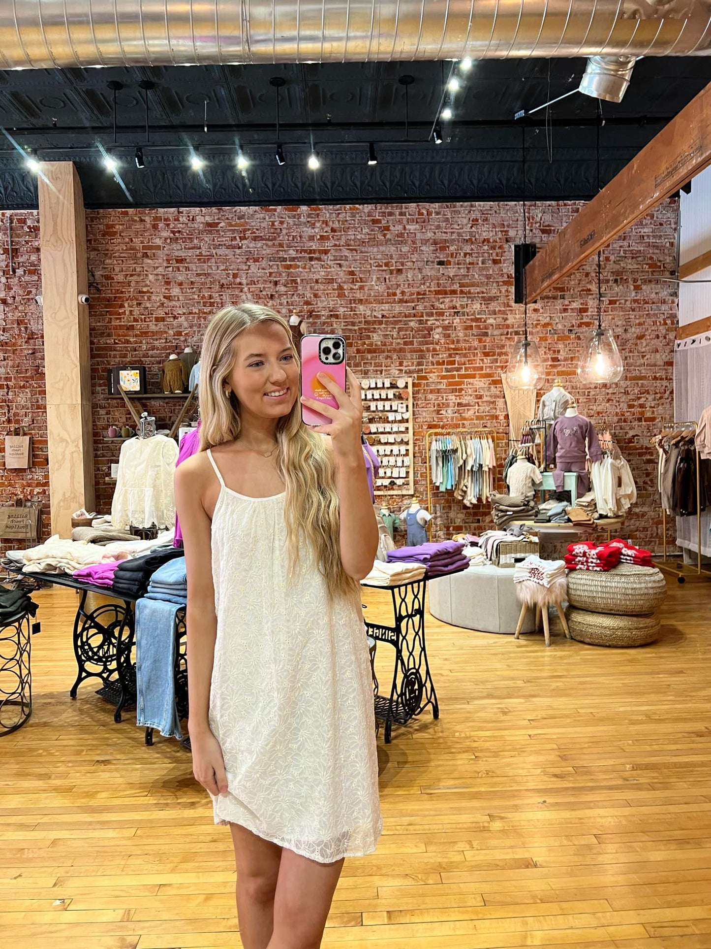 Simple Lace Short Dress