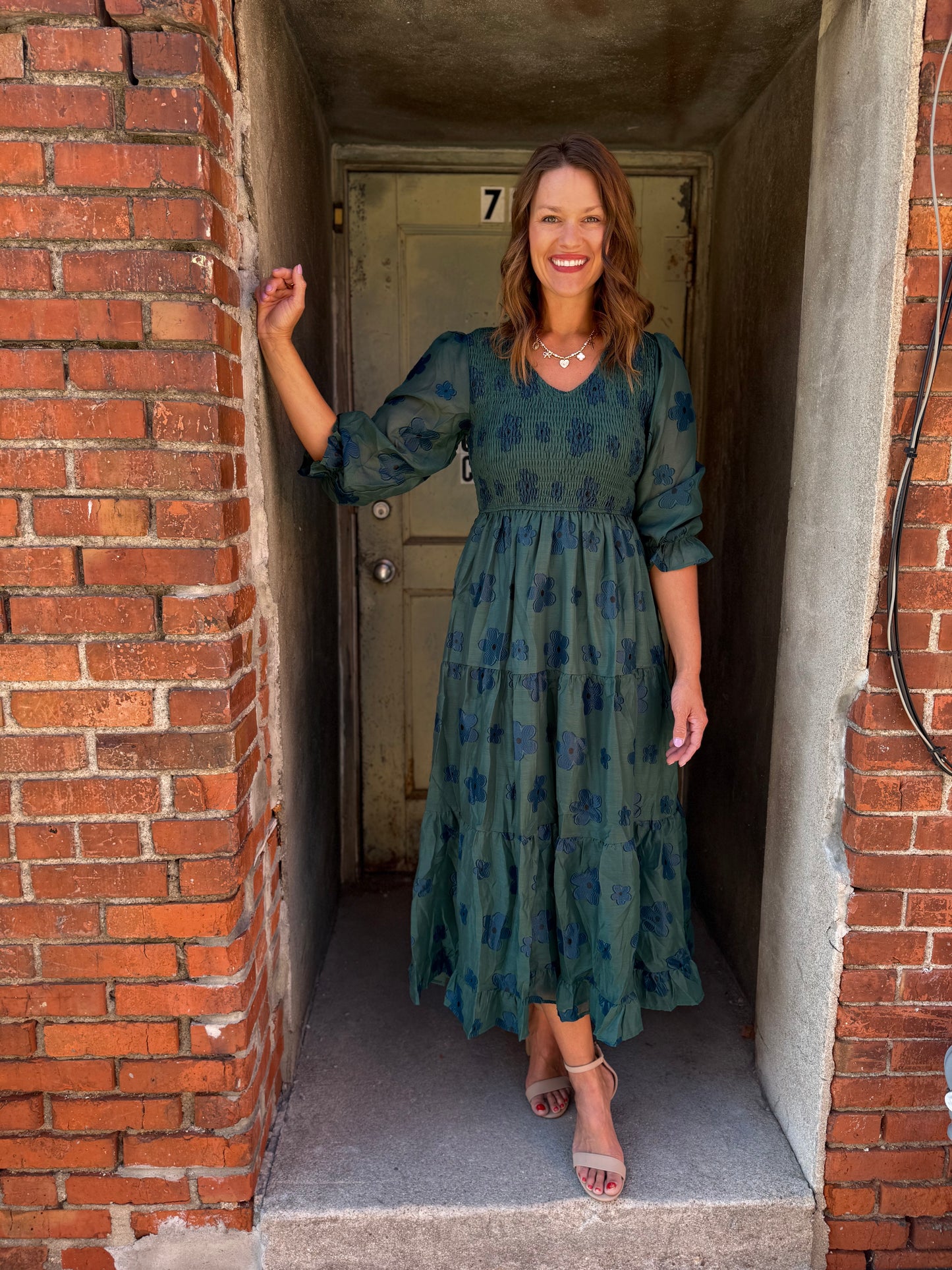 The Dahlia Smocked Maxi Dress