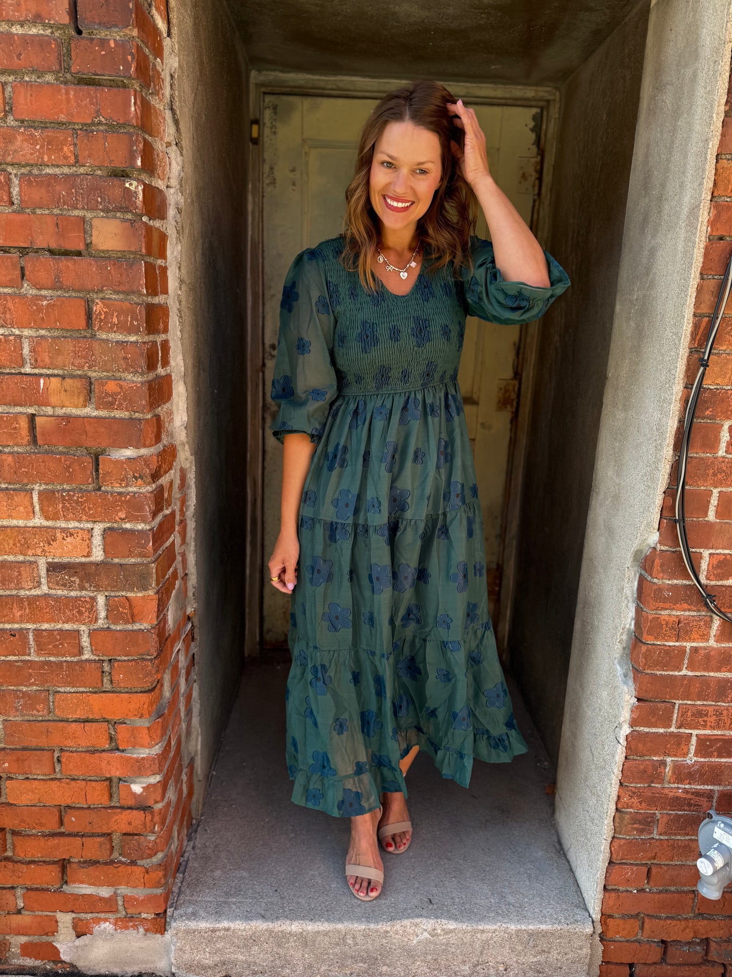 The Dahlia Smocked Maxi Dress