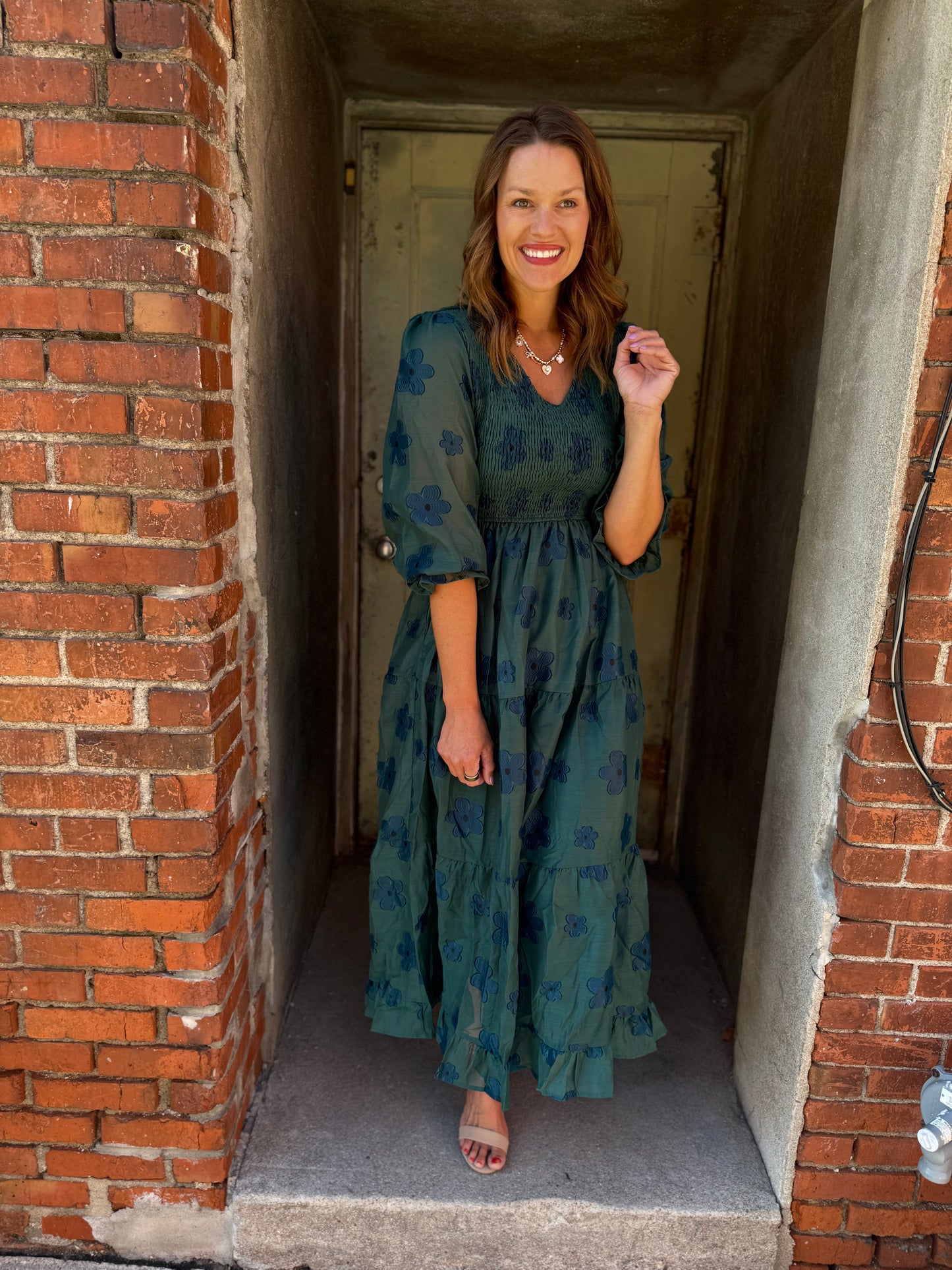The Dahlia Smocked Maxi Dress