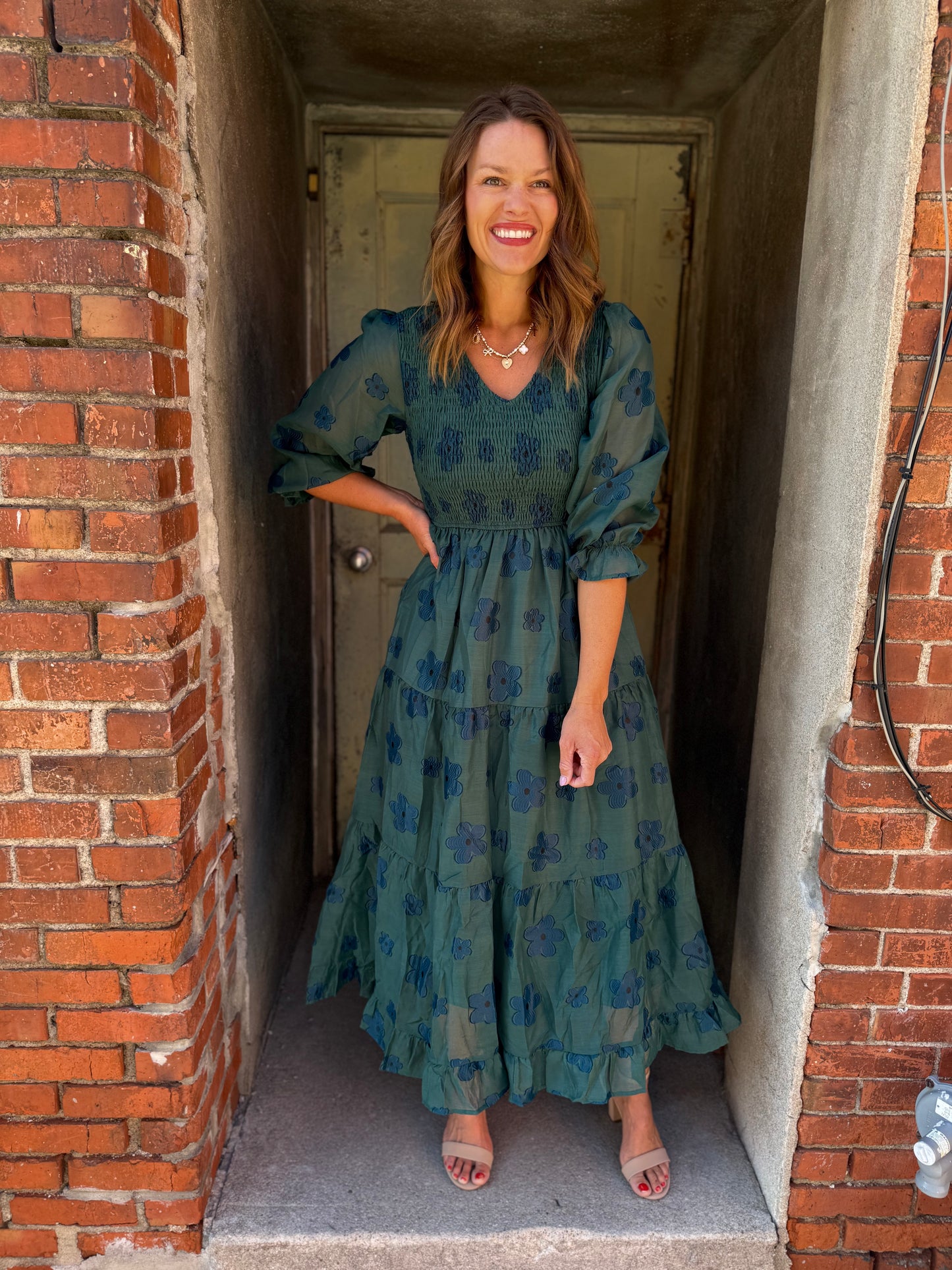 The Dahlia Smocked Maxi Dress