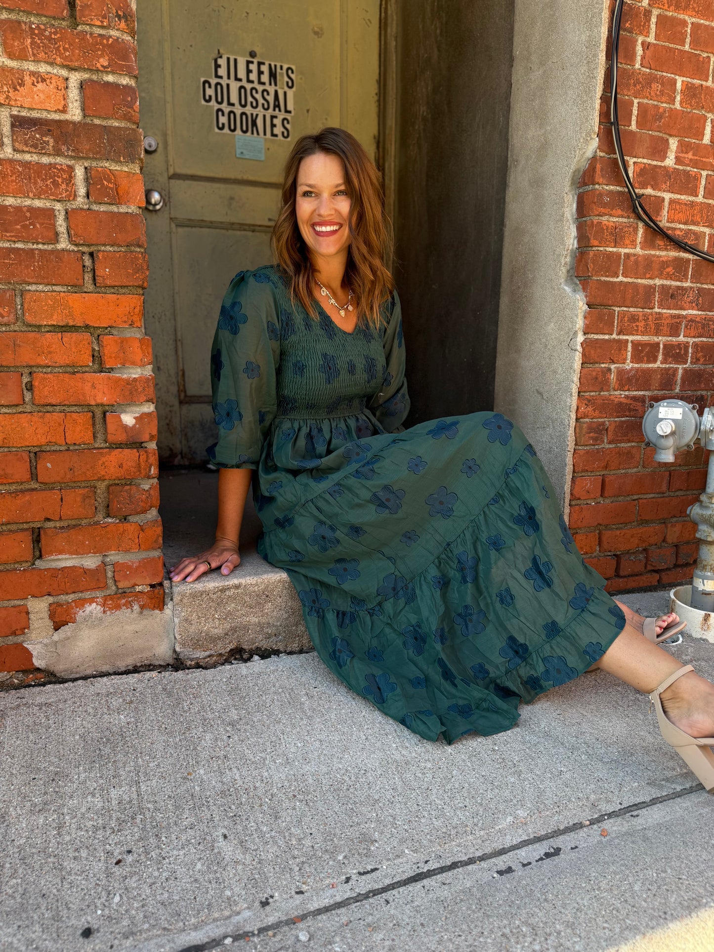 The Dahlia Smocked Maxi Dress