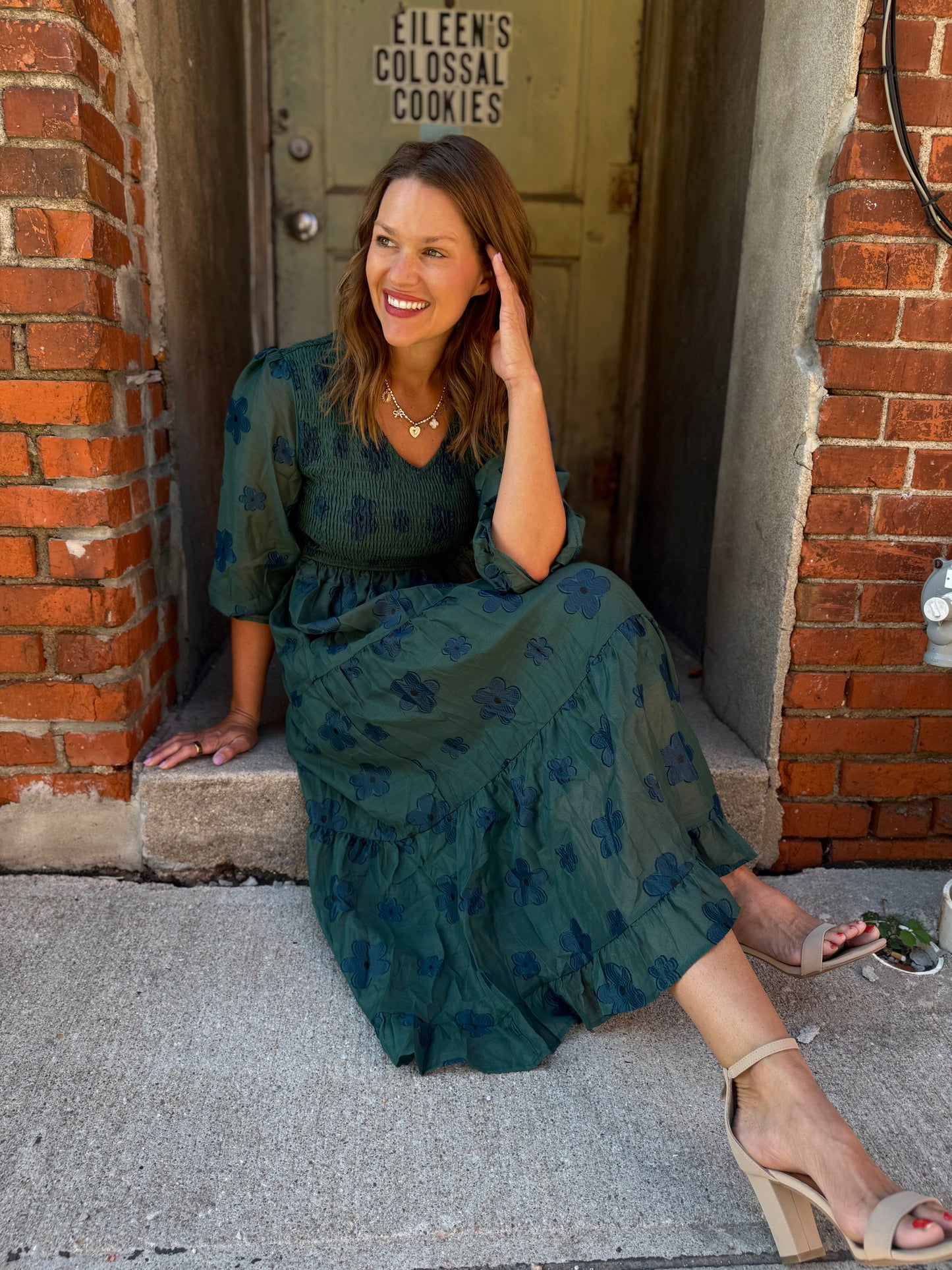 The Dahlia Smocked Maxi Dress