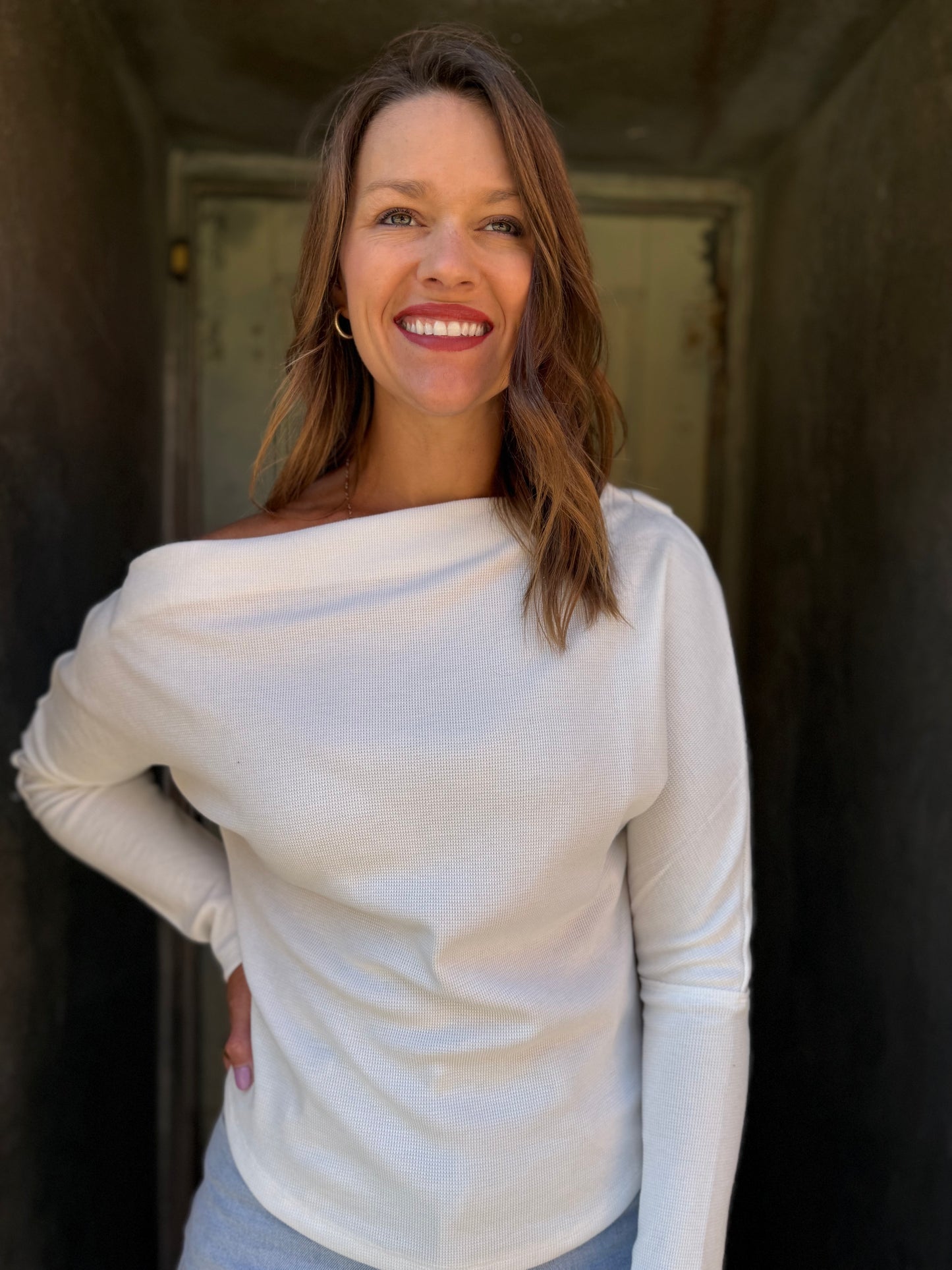 Lula Off-Shoulder Thermal Top