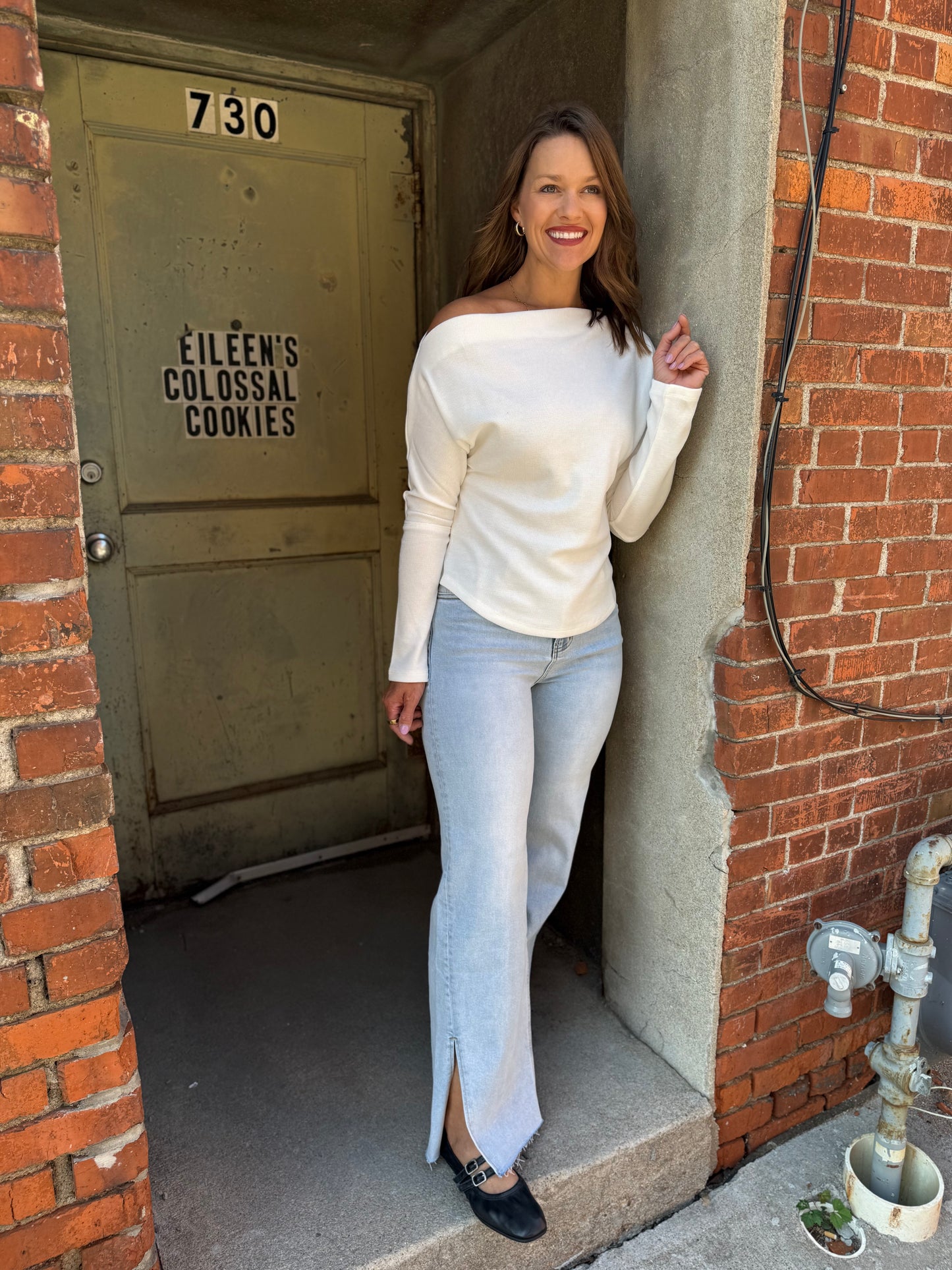 Lula Off-Shoulder Thermal Top