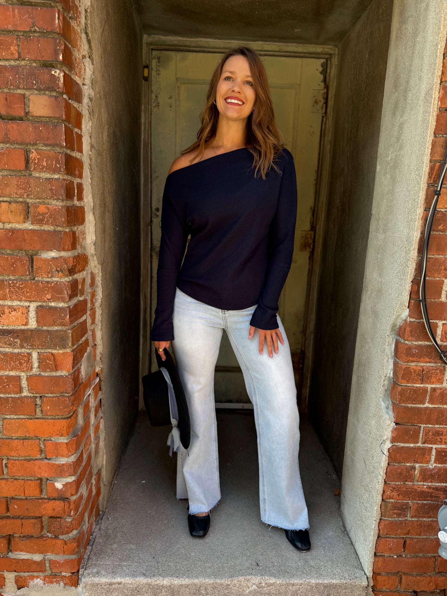 Lula Off-Shoulder Thermal Top