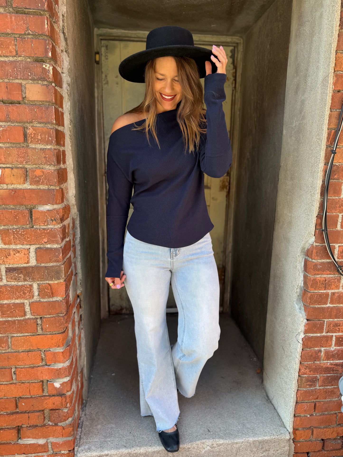 Lula Off-Shoulder Thermal Top