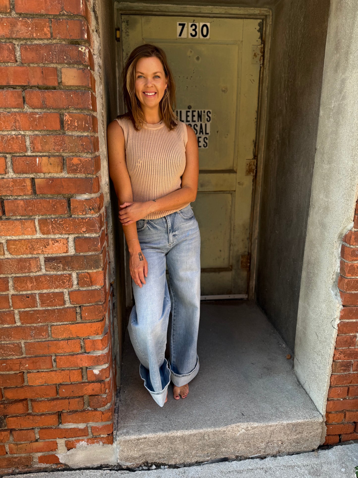 The Harper Rib-Knit Sweater