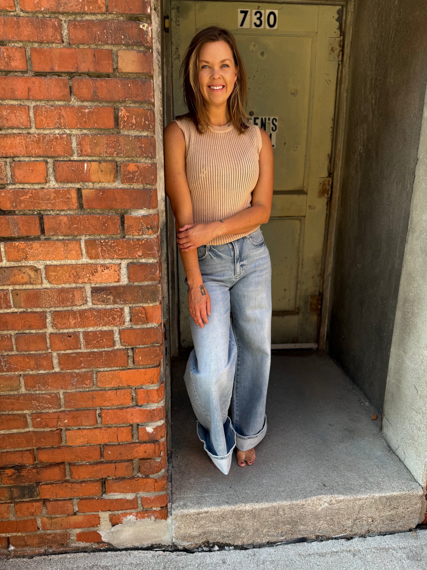 The Harper Rib-Knit Sweater