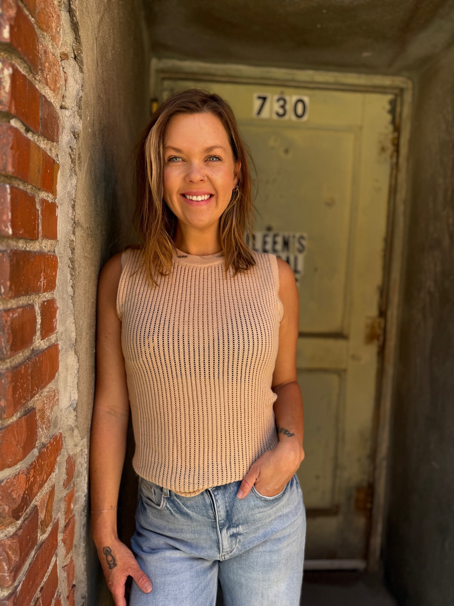 The Harper Rib-Knit Sweater