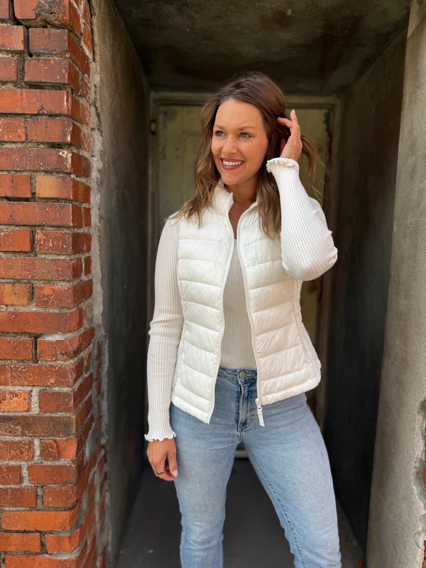 The Slimline Vest - White