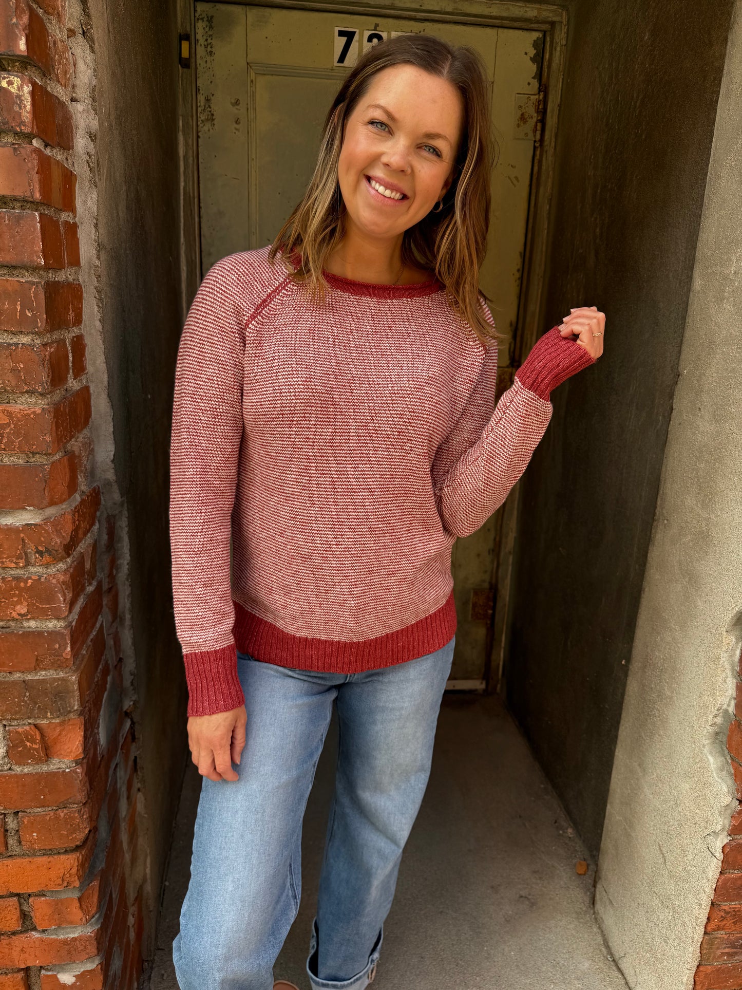 The Line Up Sweater - Musk