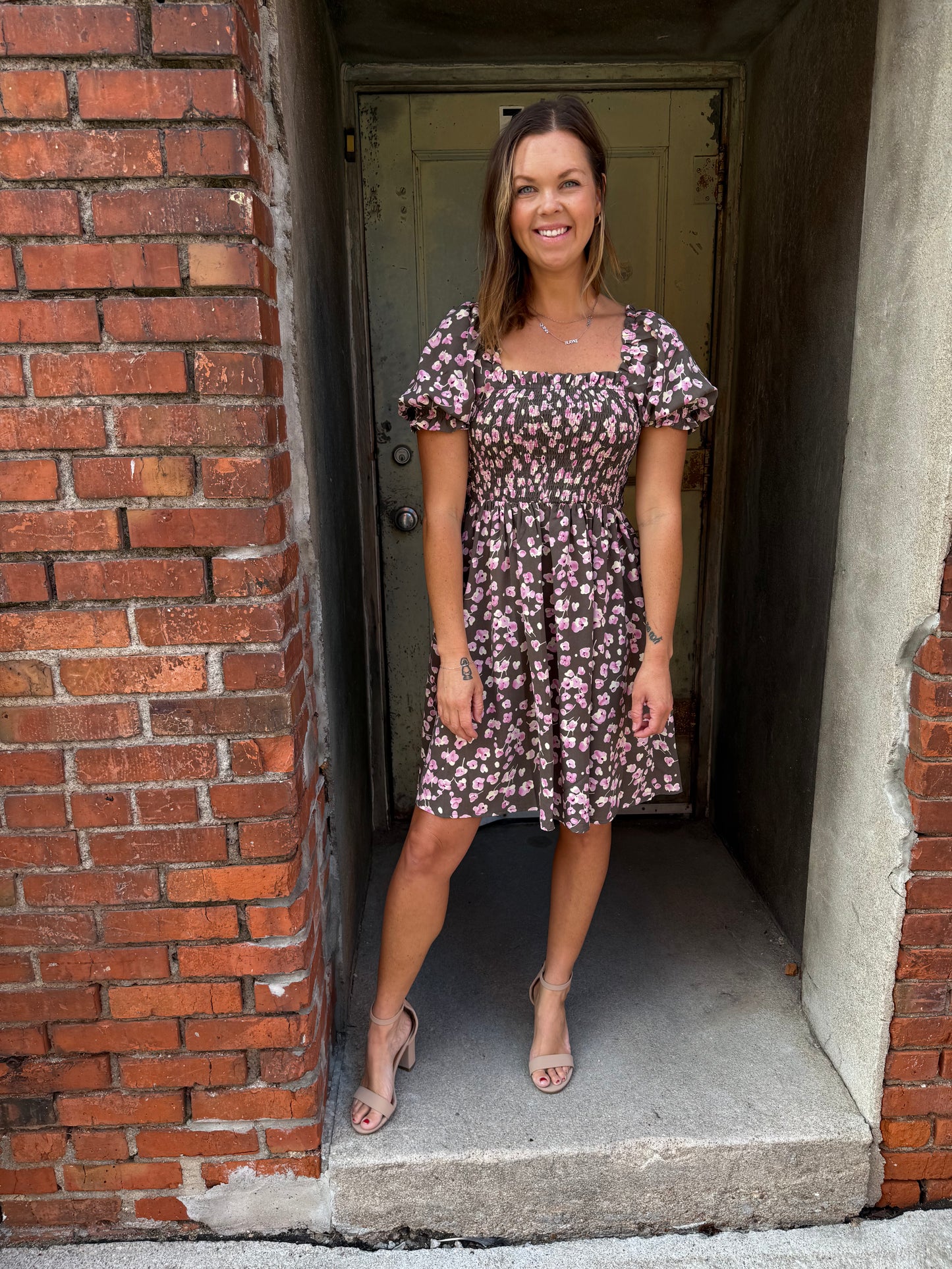 Poppy Bloom Smocked Dress