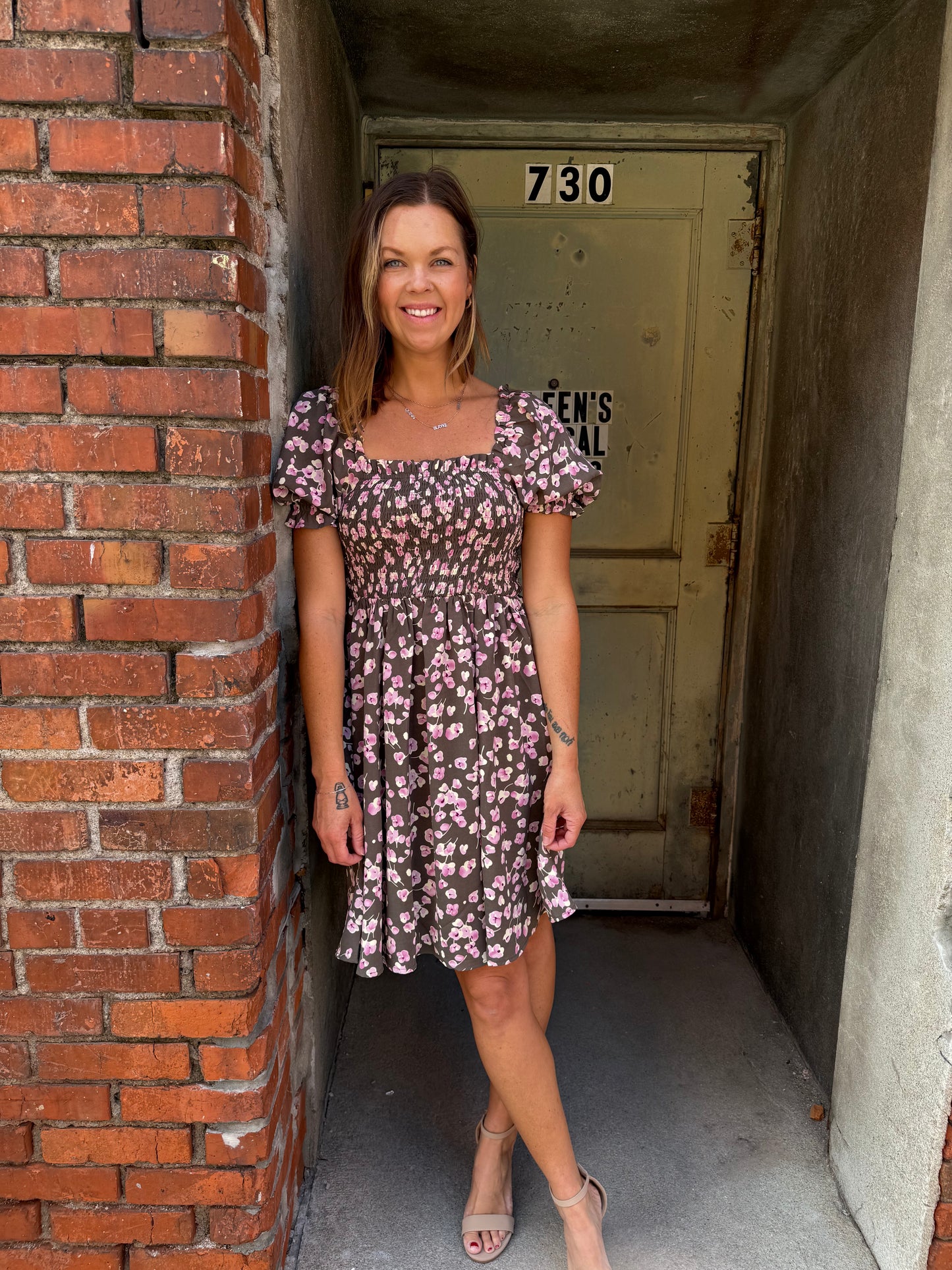 Poppy Bloom Smocked Dress
