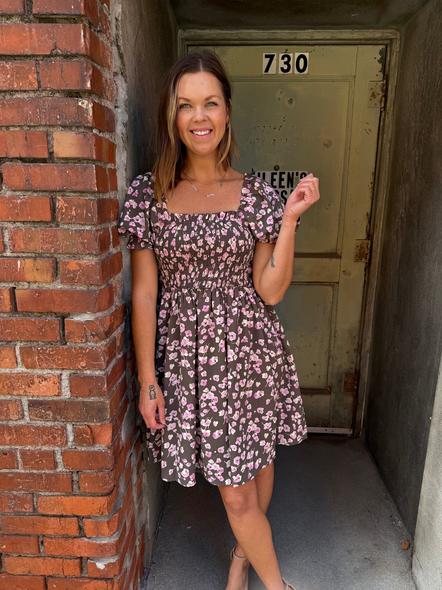 Poppy Bloom Smocked Dress
