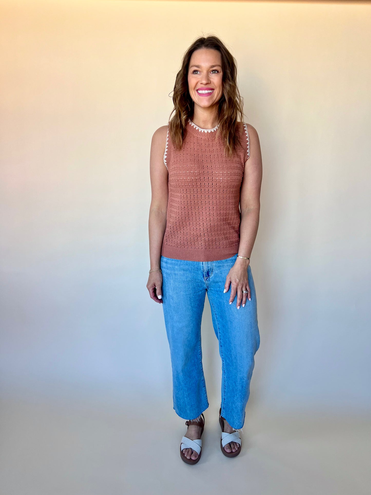Rust Stitch Tank