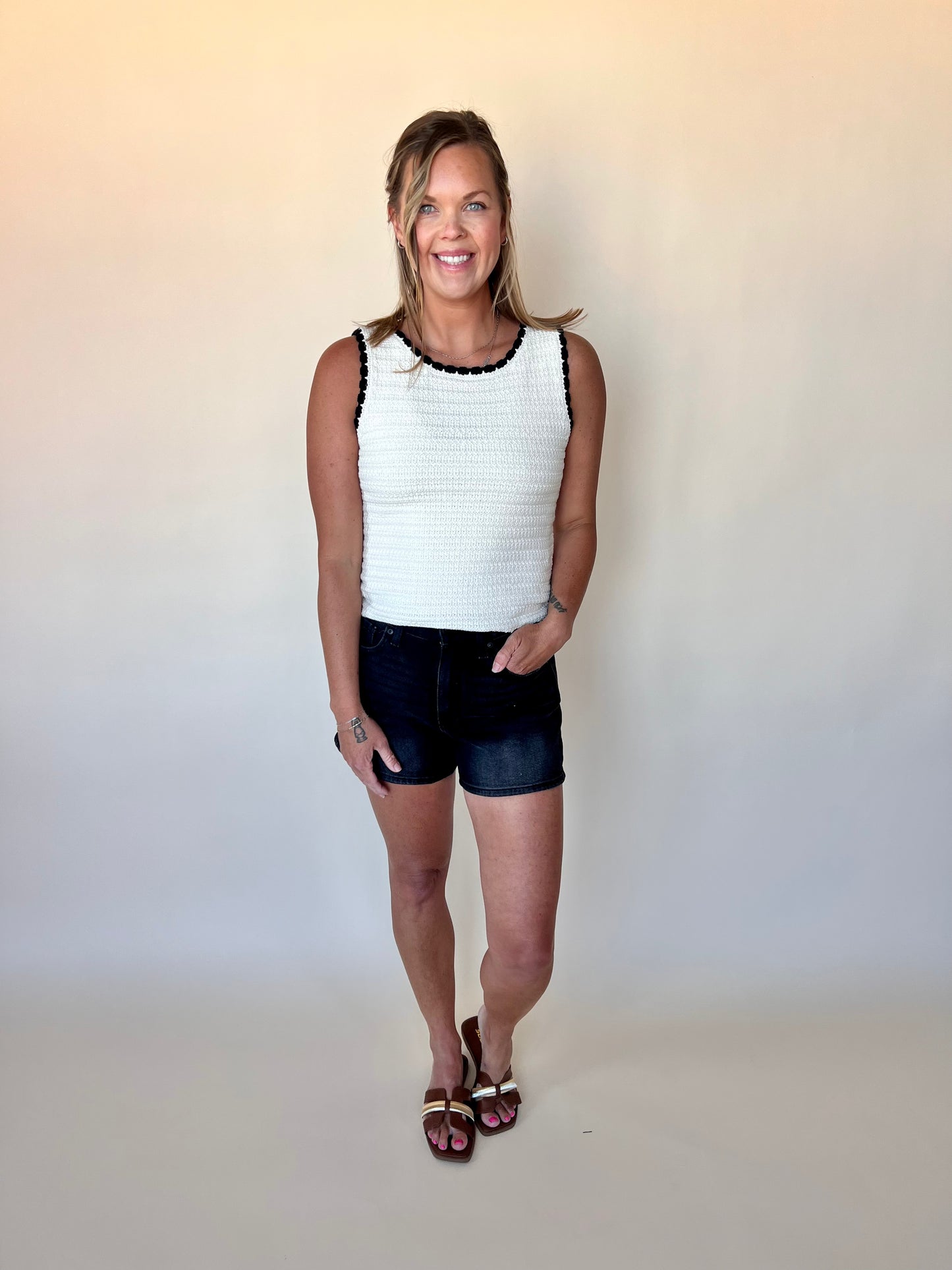 Kallie Contrast Tank