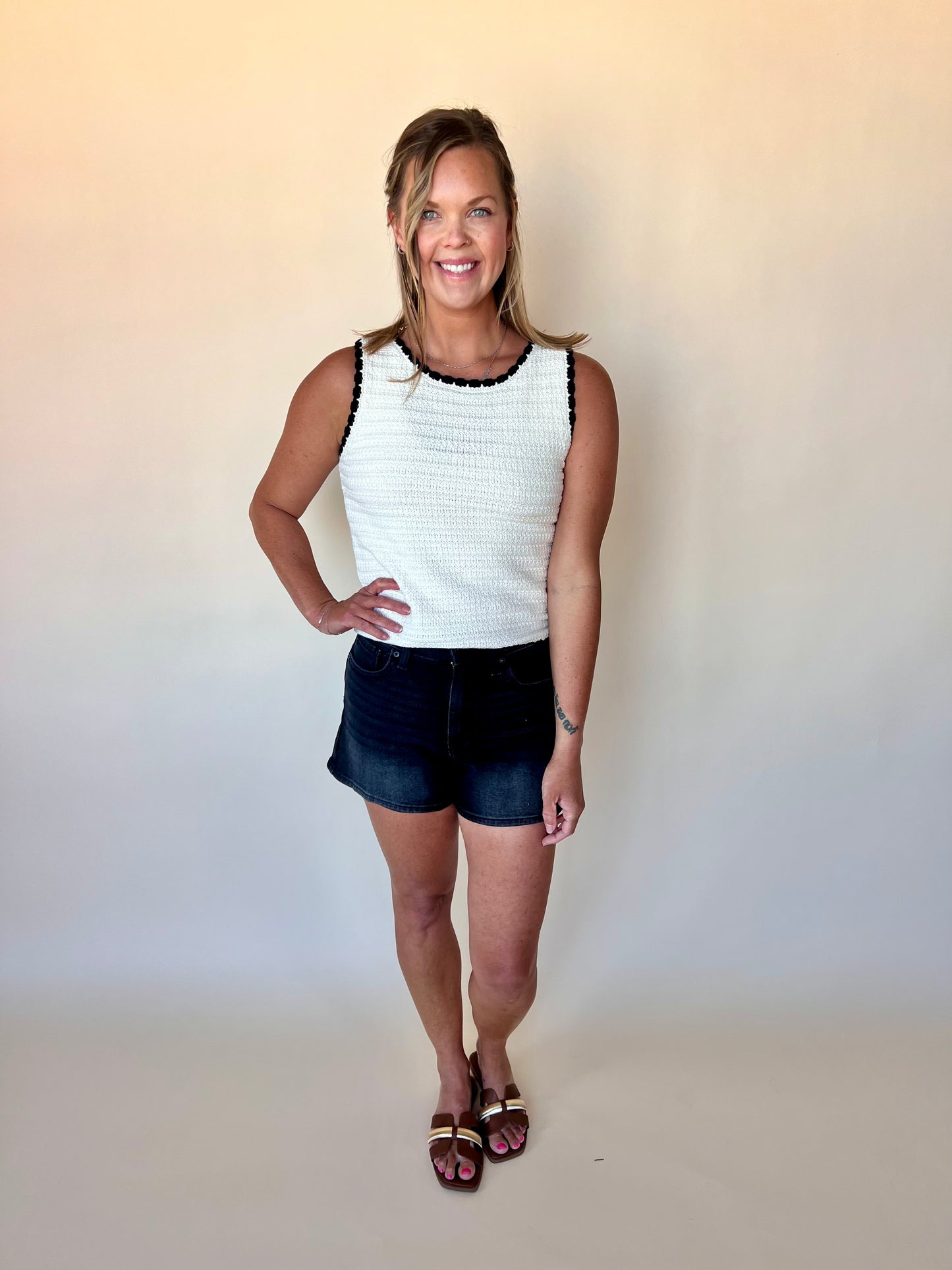 Kallie Contrast Tank