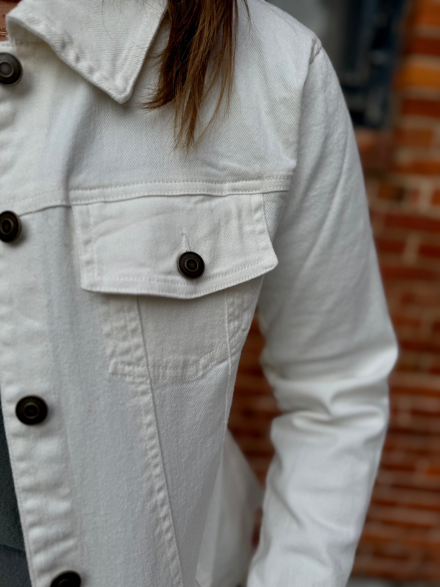White Staple Jacket