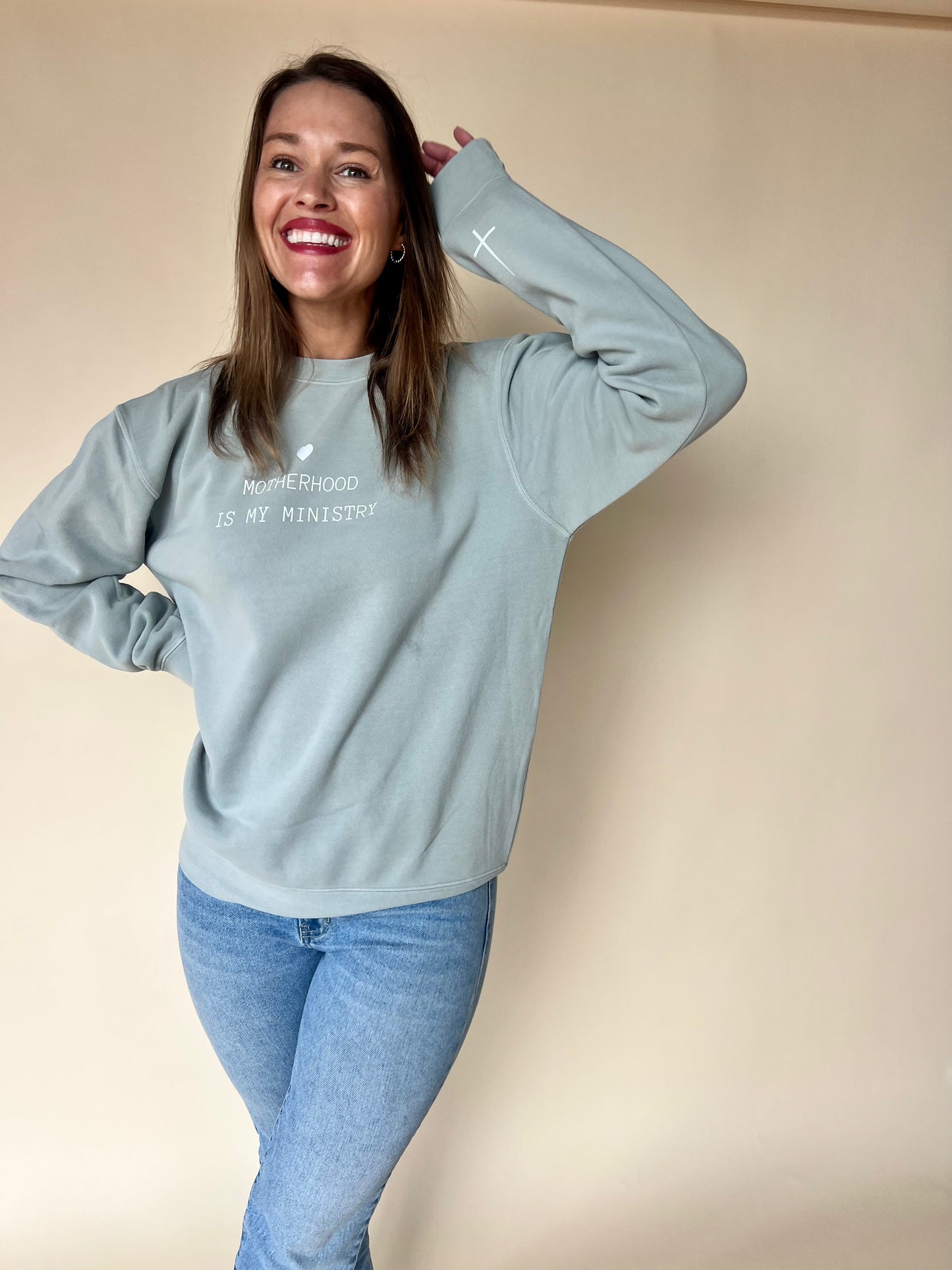 Motherhood is My Ministry Crewneck