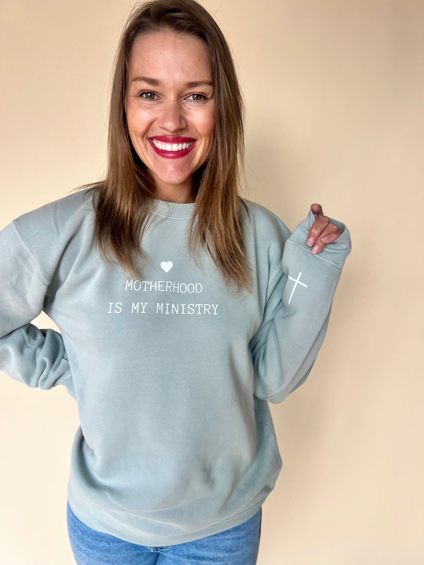 Motherhood is My Ministry Crewneck