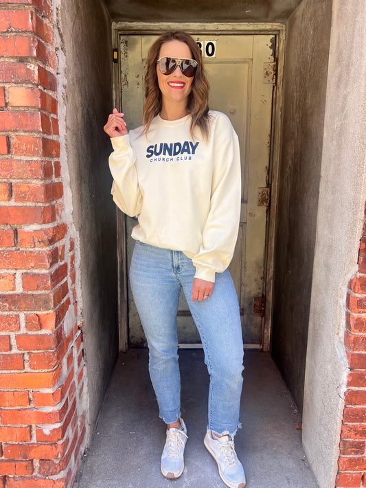 Sunday Church Club Crewneck
