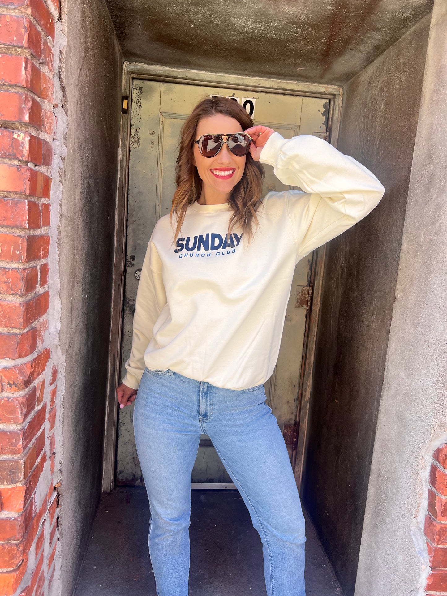 Sunday Church Club Crewneck
