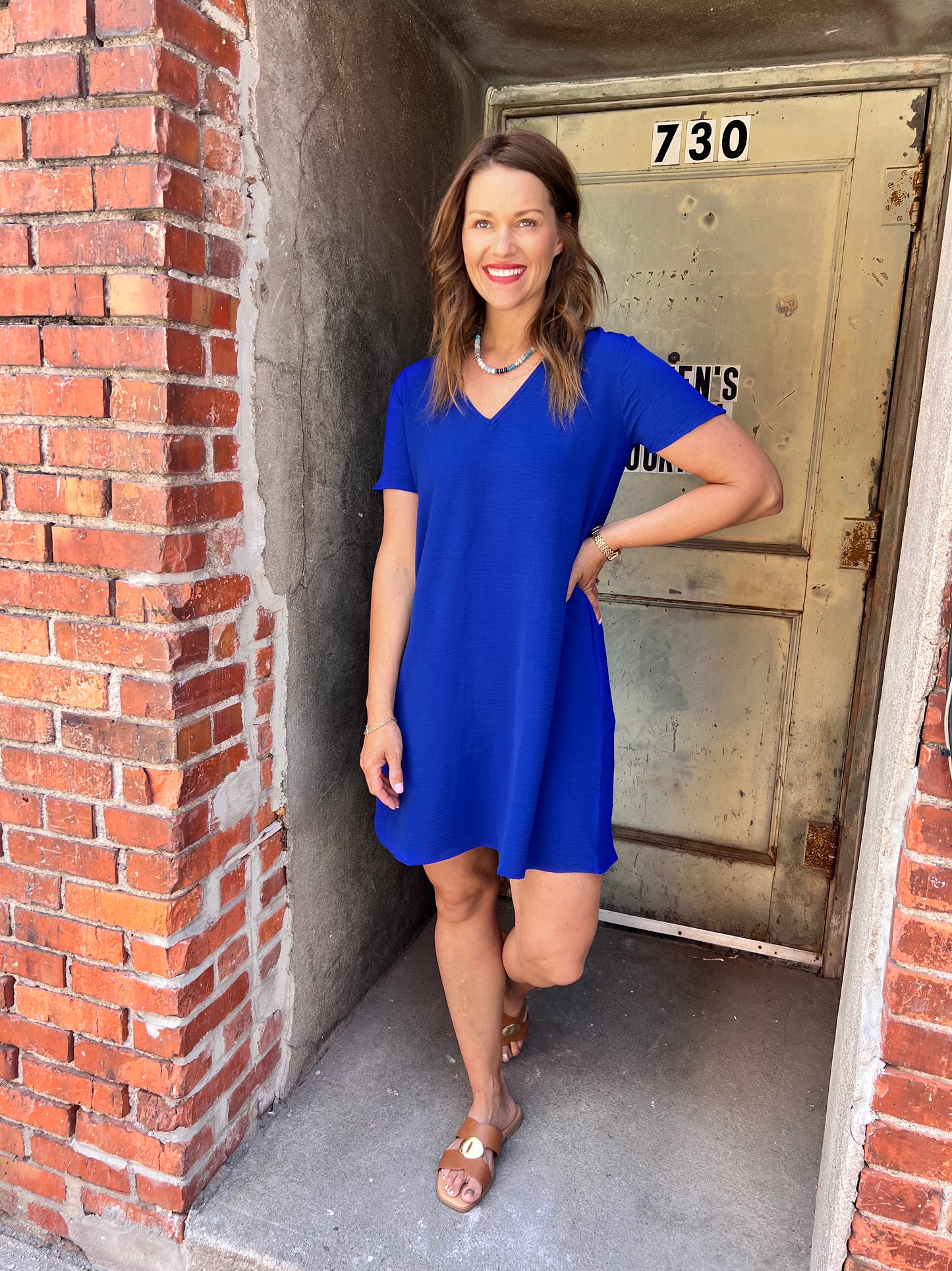 Winning Airflow Dress - Royal Blue