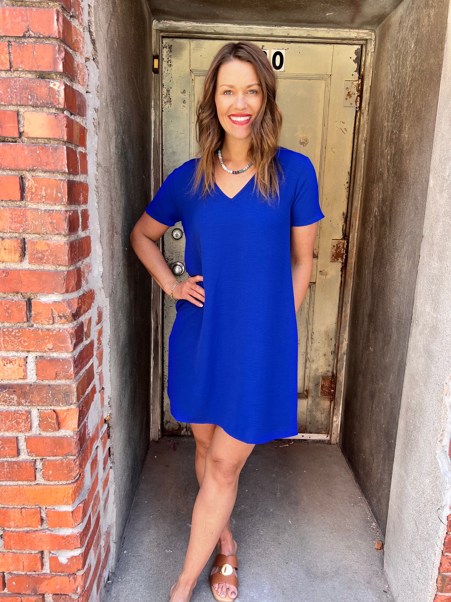 Winning Airflow Dress - Royal Blue