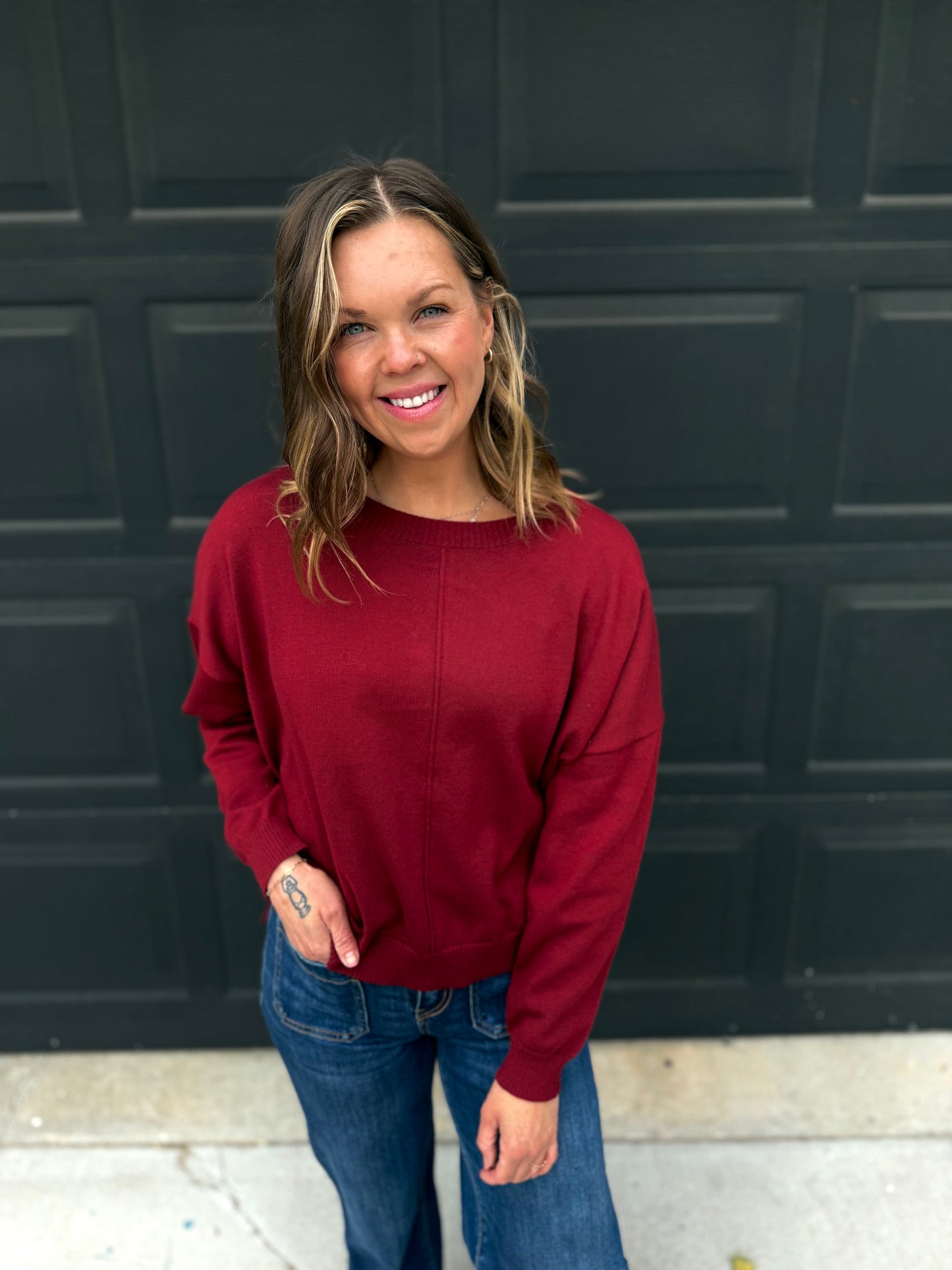 Long Sleeve Merlot