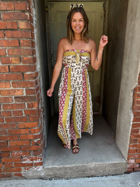 Sunkissed Smocked Tube Jumpsuit