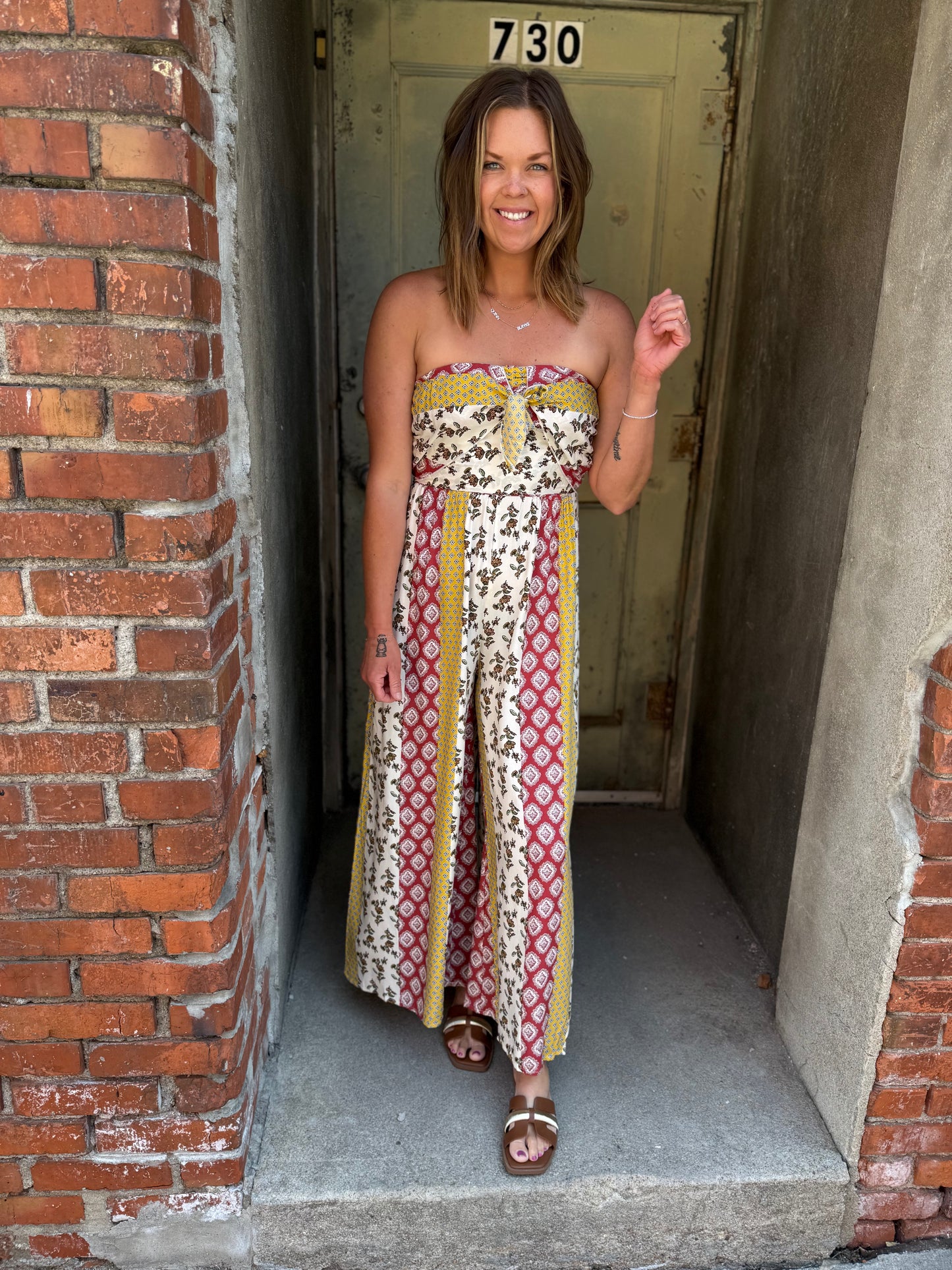 Sunkissed Smocked Tube Jumpsuit