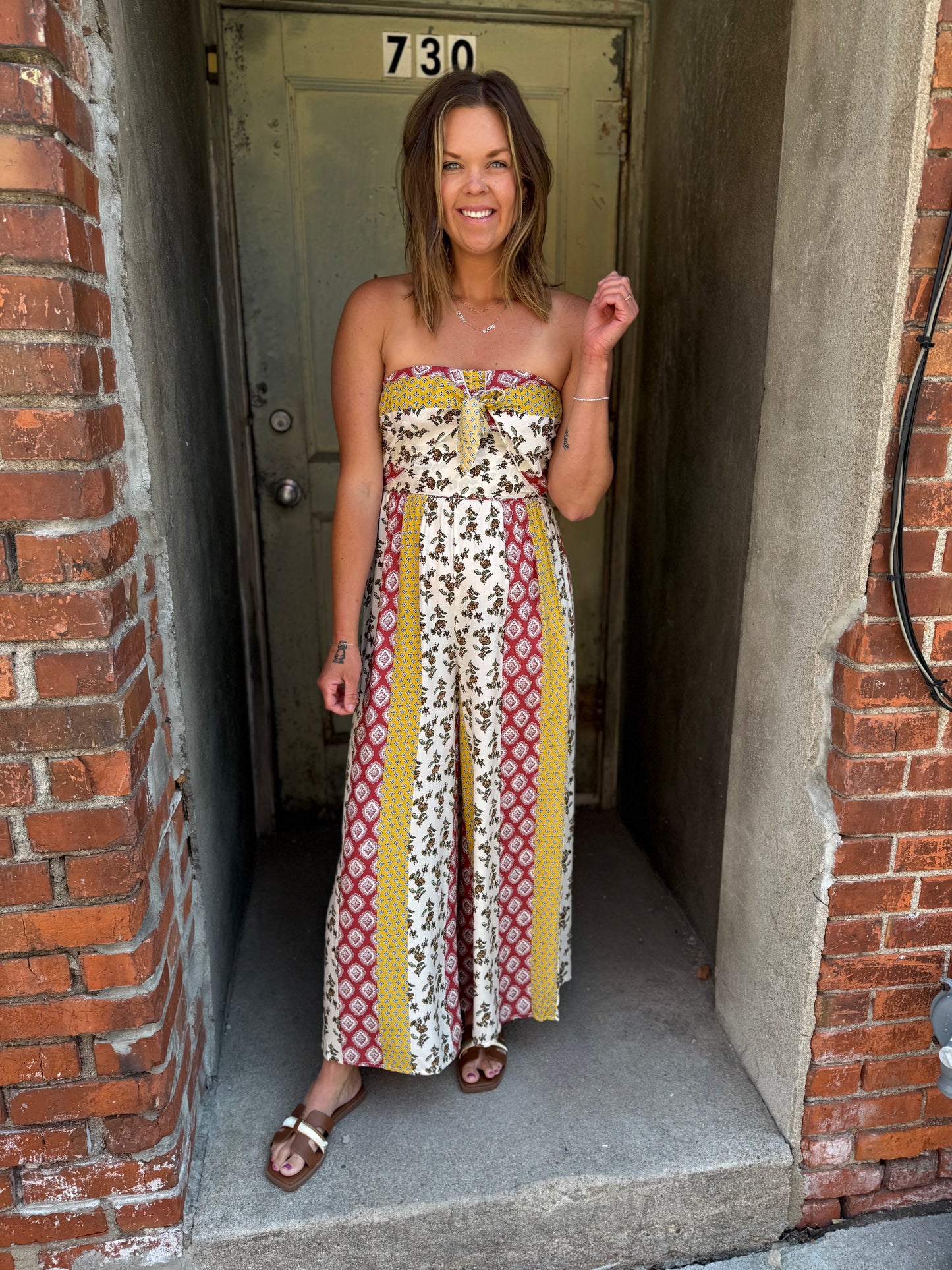 Sunkissed Smocked Tube Jumpsuit