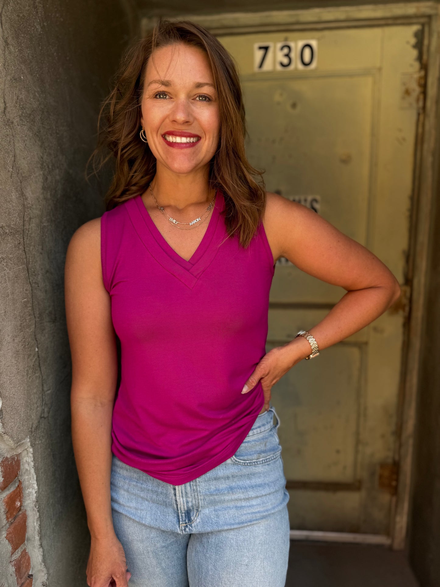 Magenta Tank