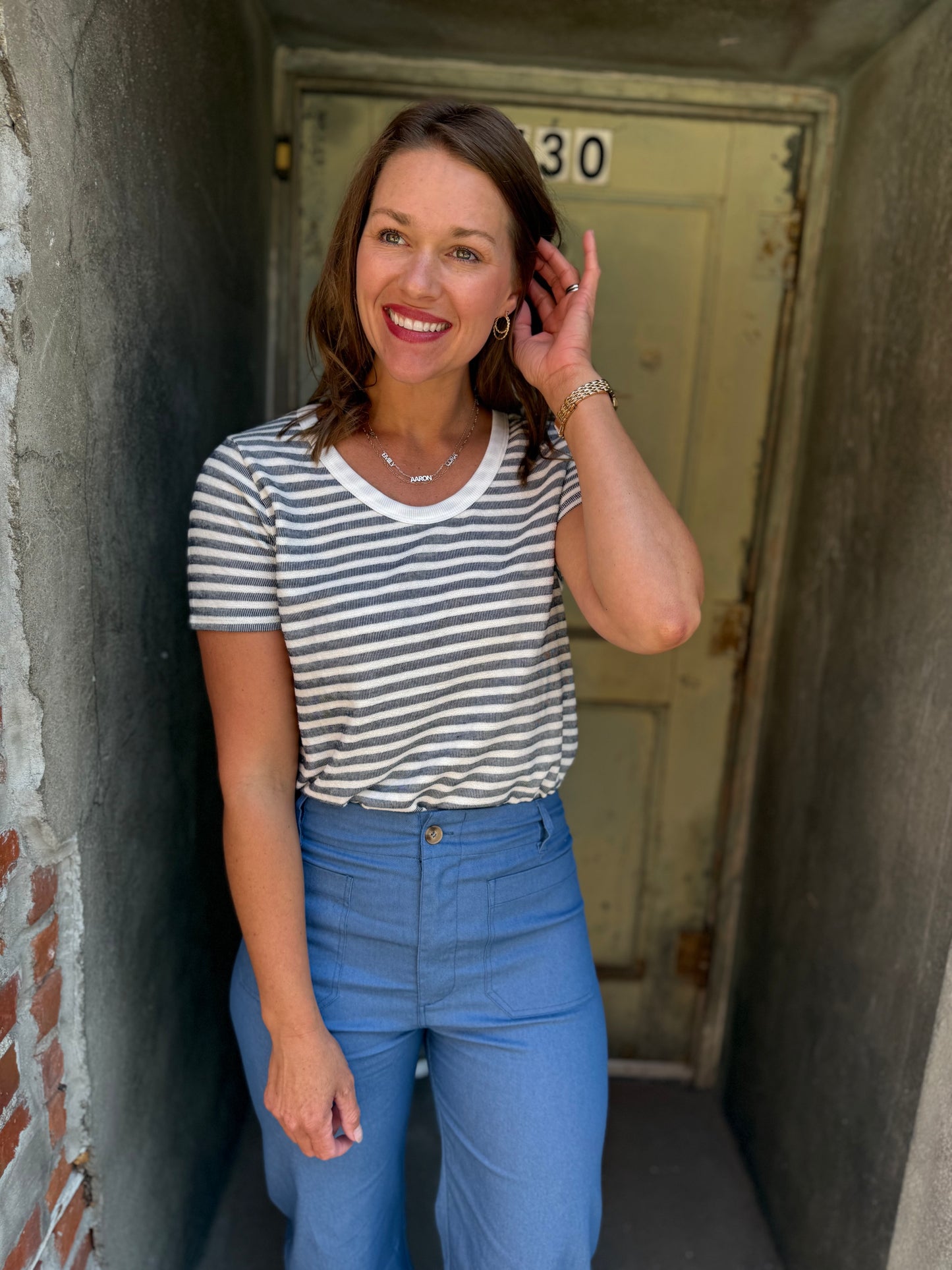 Navy Everyday Top
