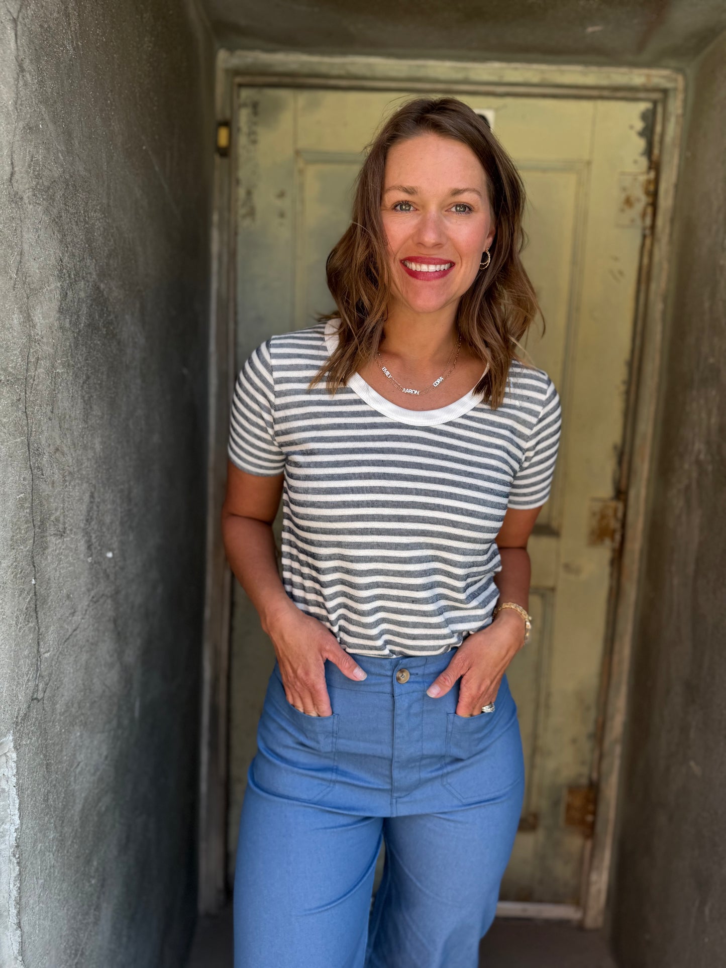 Navy Everyday Top