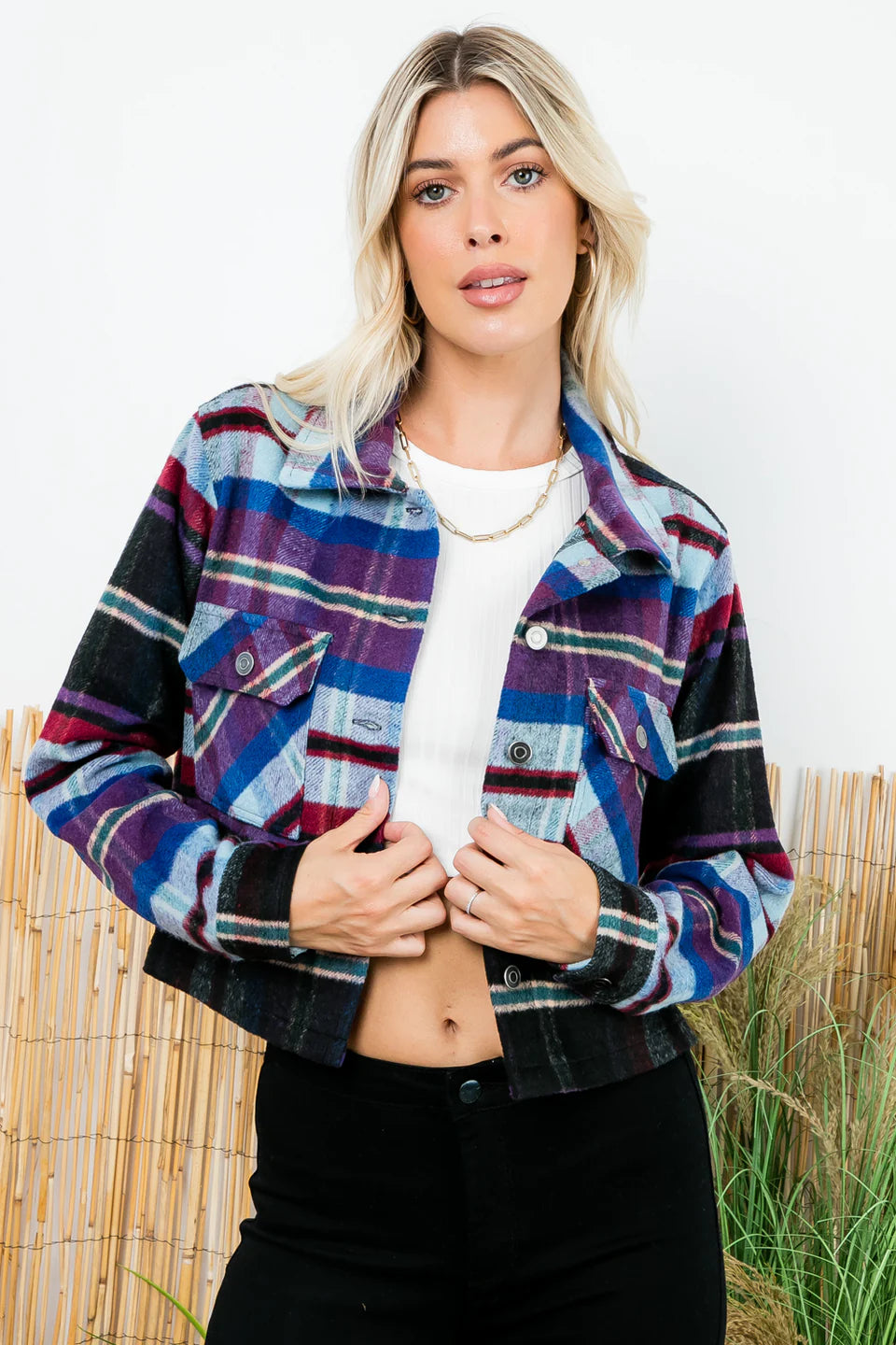 Ashley Rainbow Plaid