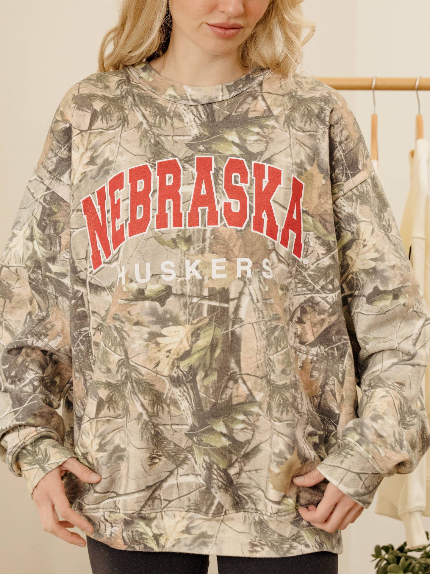 Camo Sweatshirt - University of Nebraska