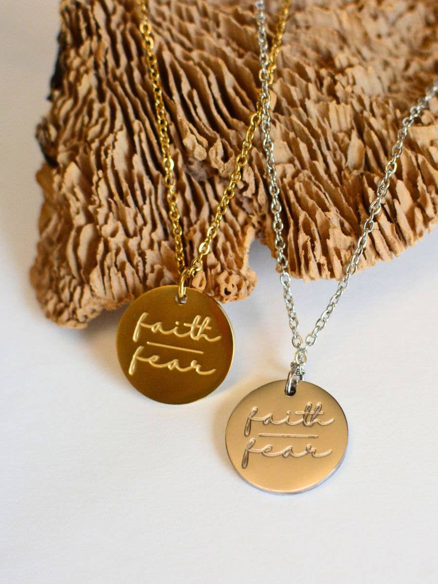 Faith Over Fear Necklace