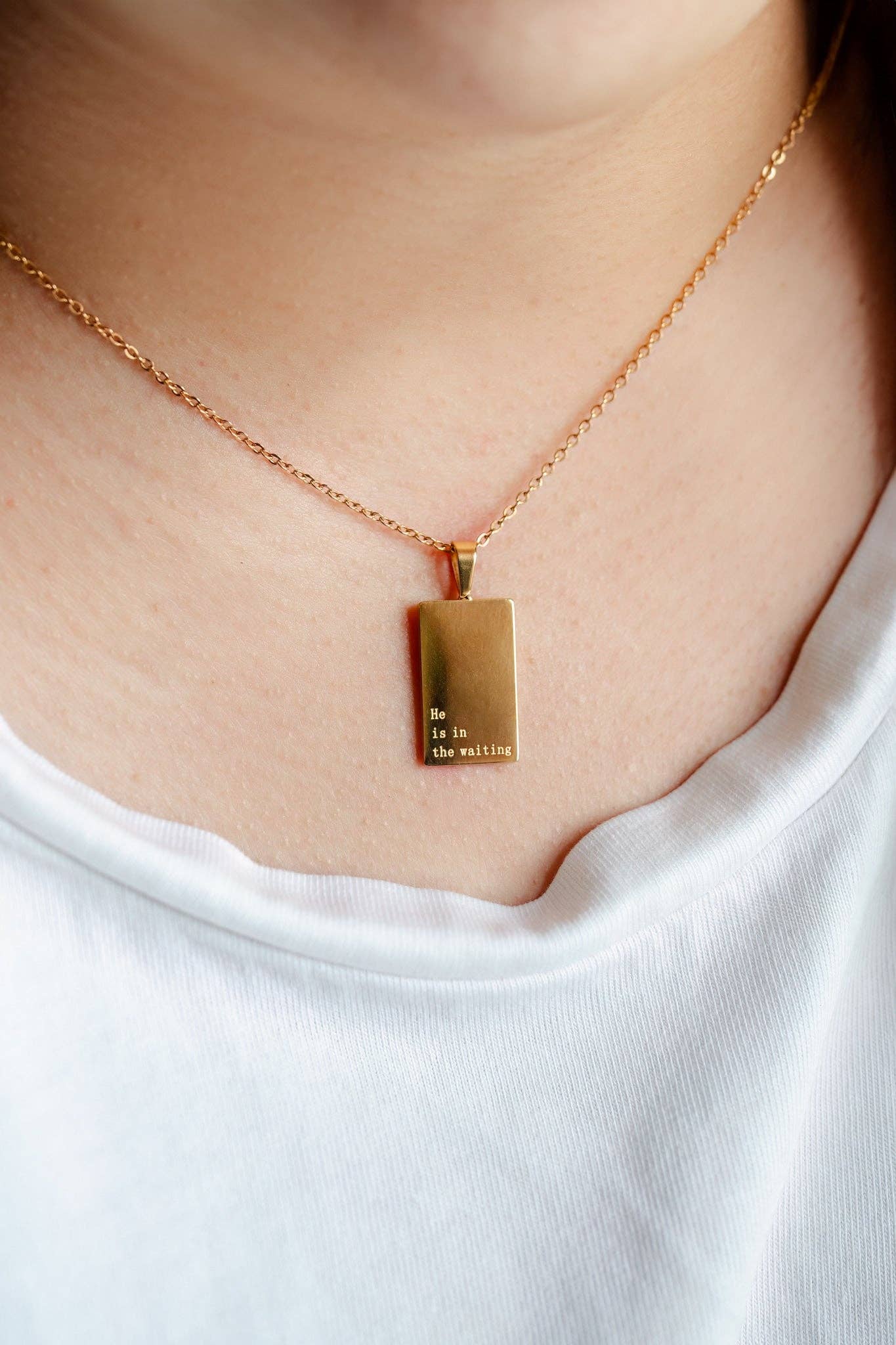 He is in the waiting - 18k Gold