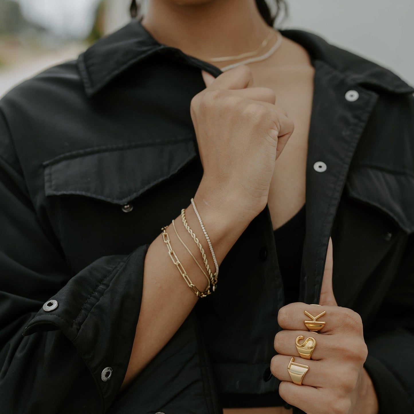 The Clara Bracelet (Essentials Collection): Gold