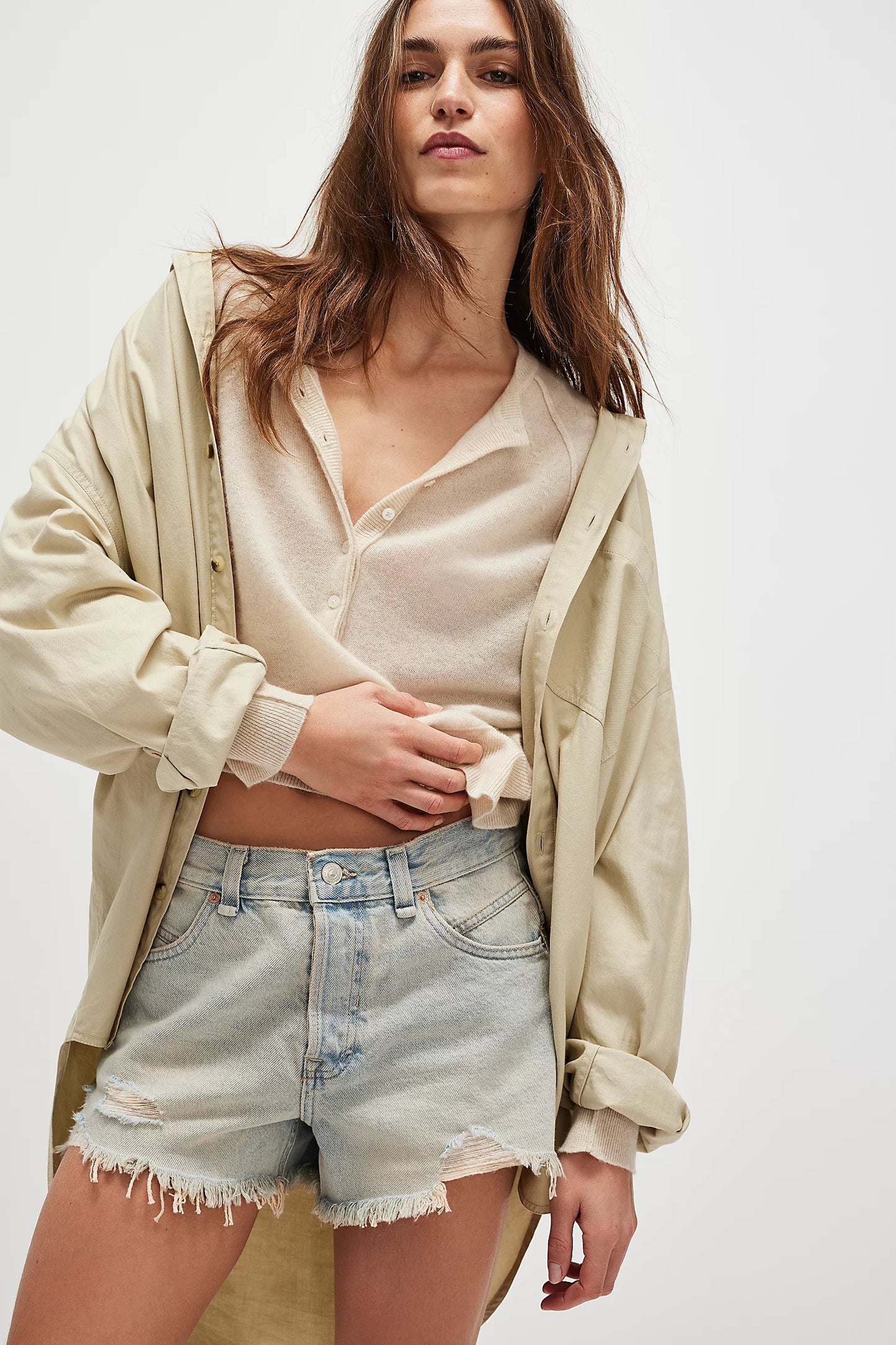 We The Free Now Or Never Denim Shorts