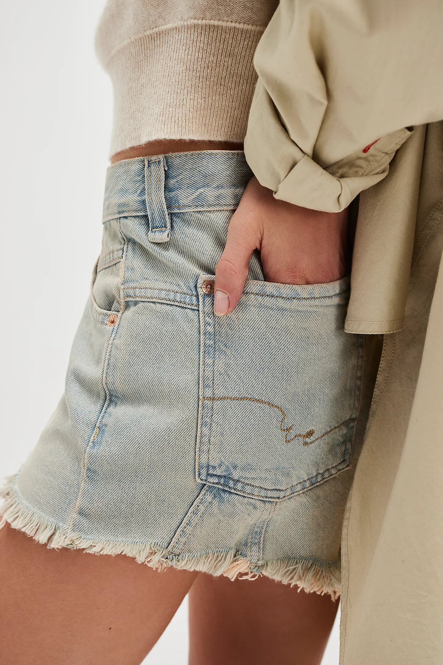 We The Free Now Or Never Denim Shorts