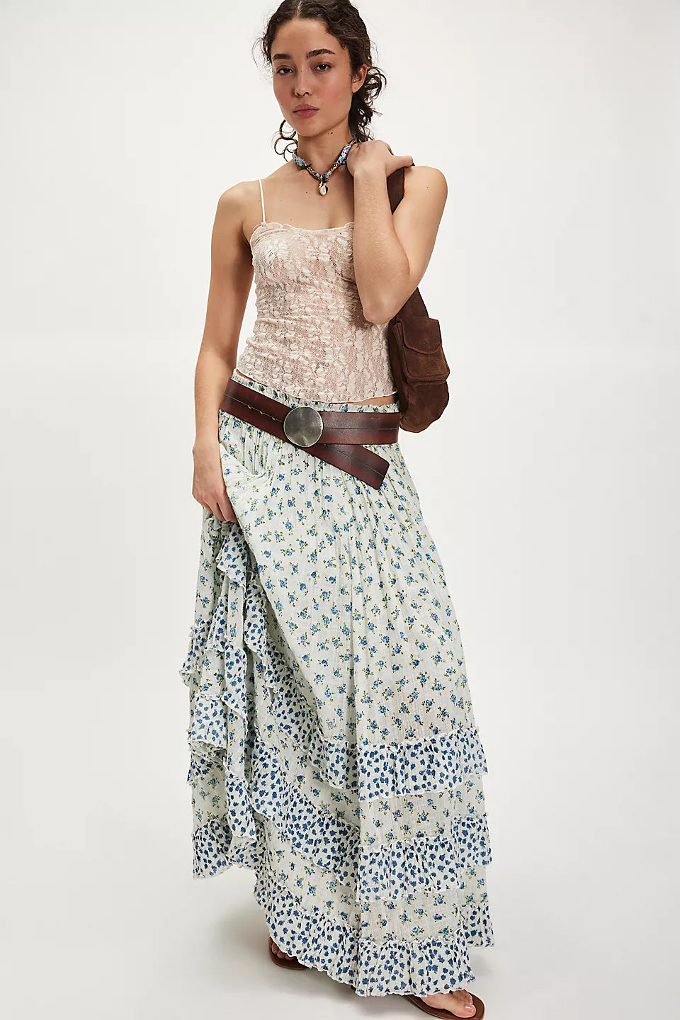 Brynn Printed Maxi Skirt- FP