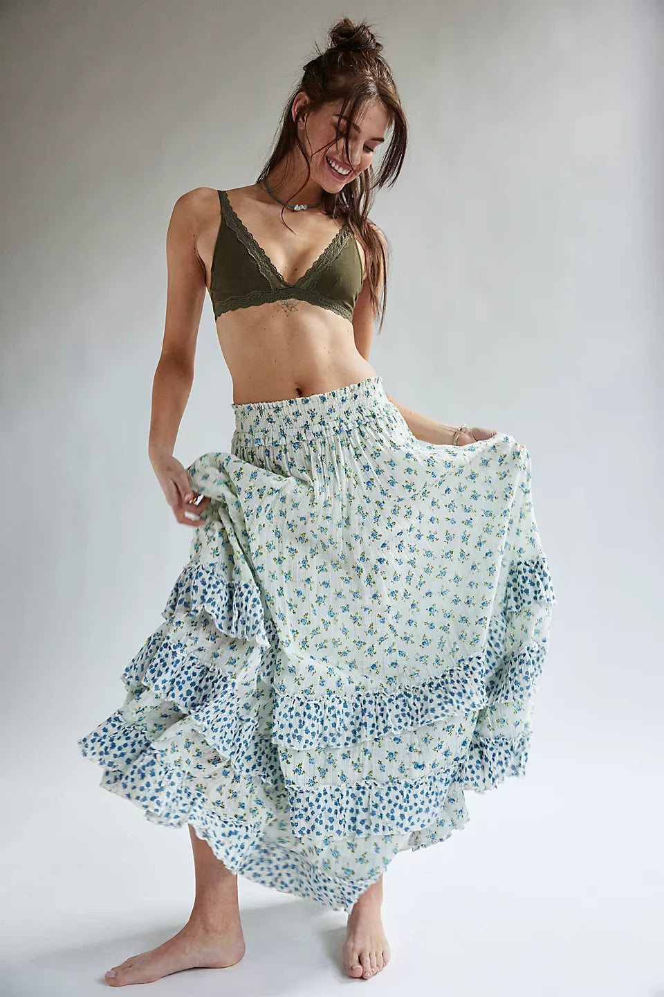 Brynn Printed Maxi Skirt- FP