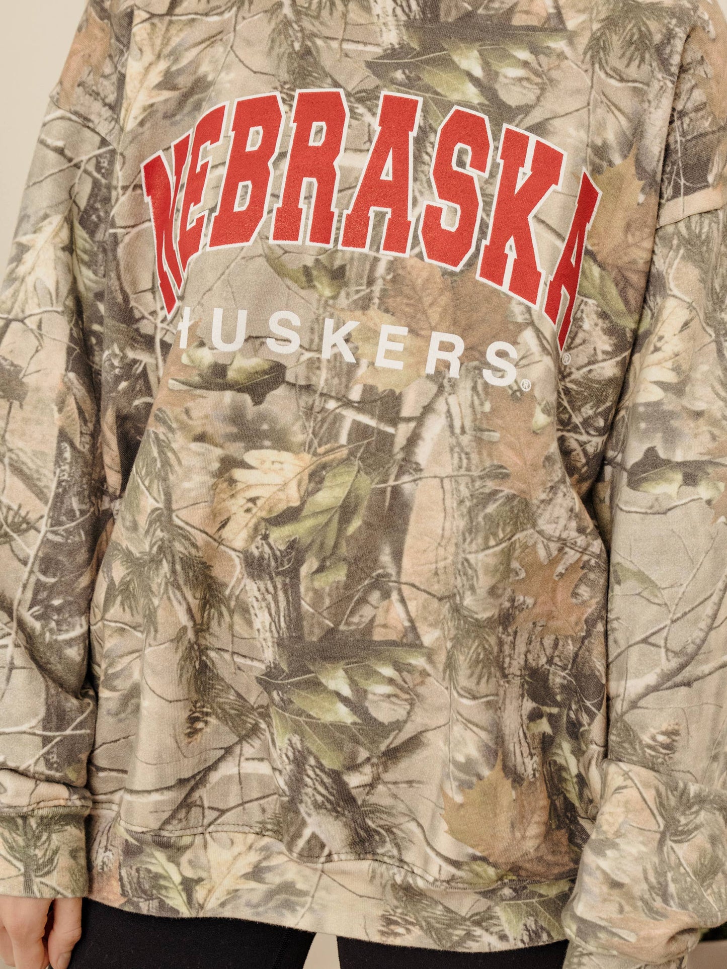 Camo Sweatshirt - University of Nebraska