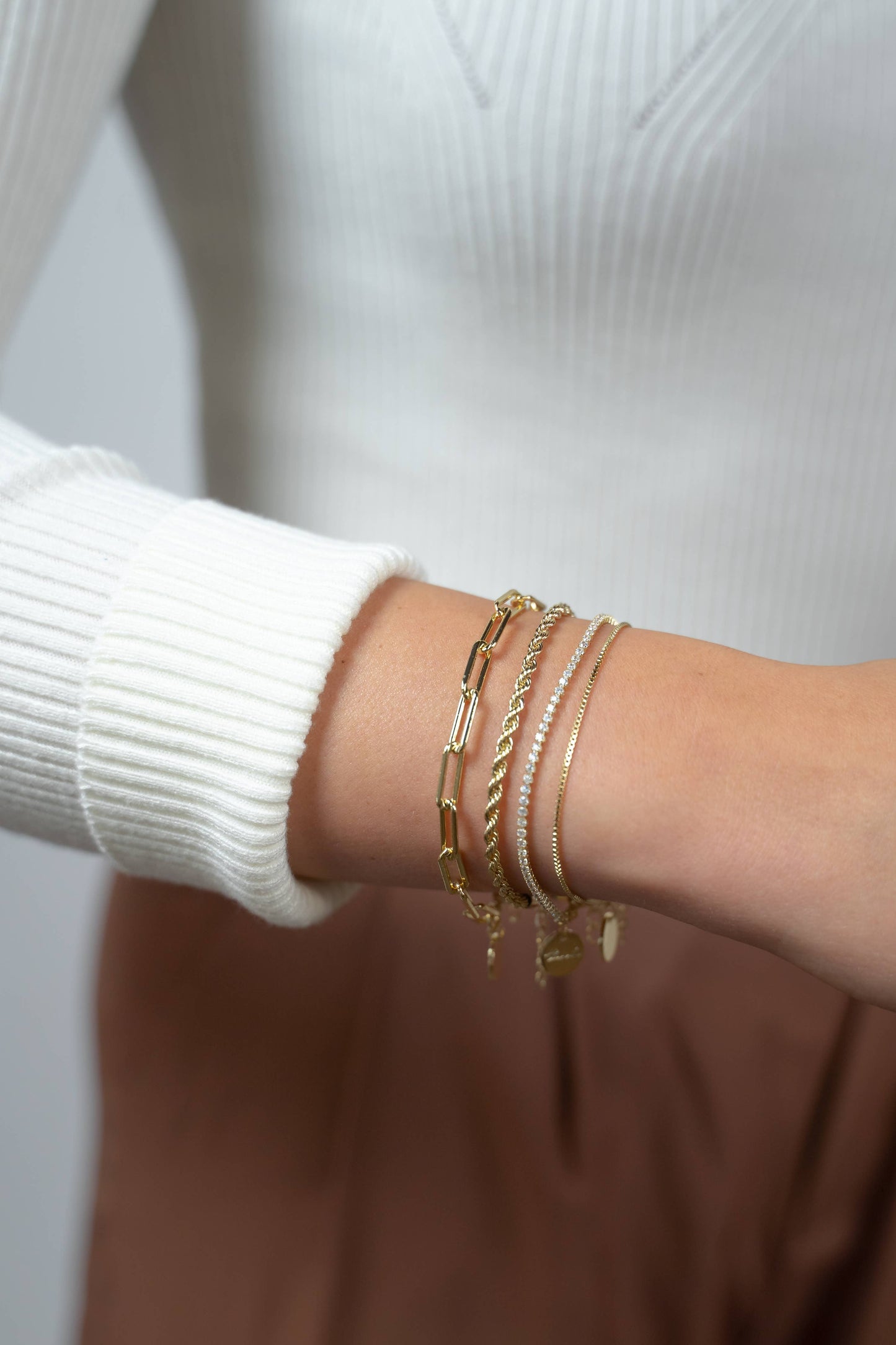 The Clara Bracelet (Essentials Collection): Gold