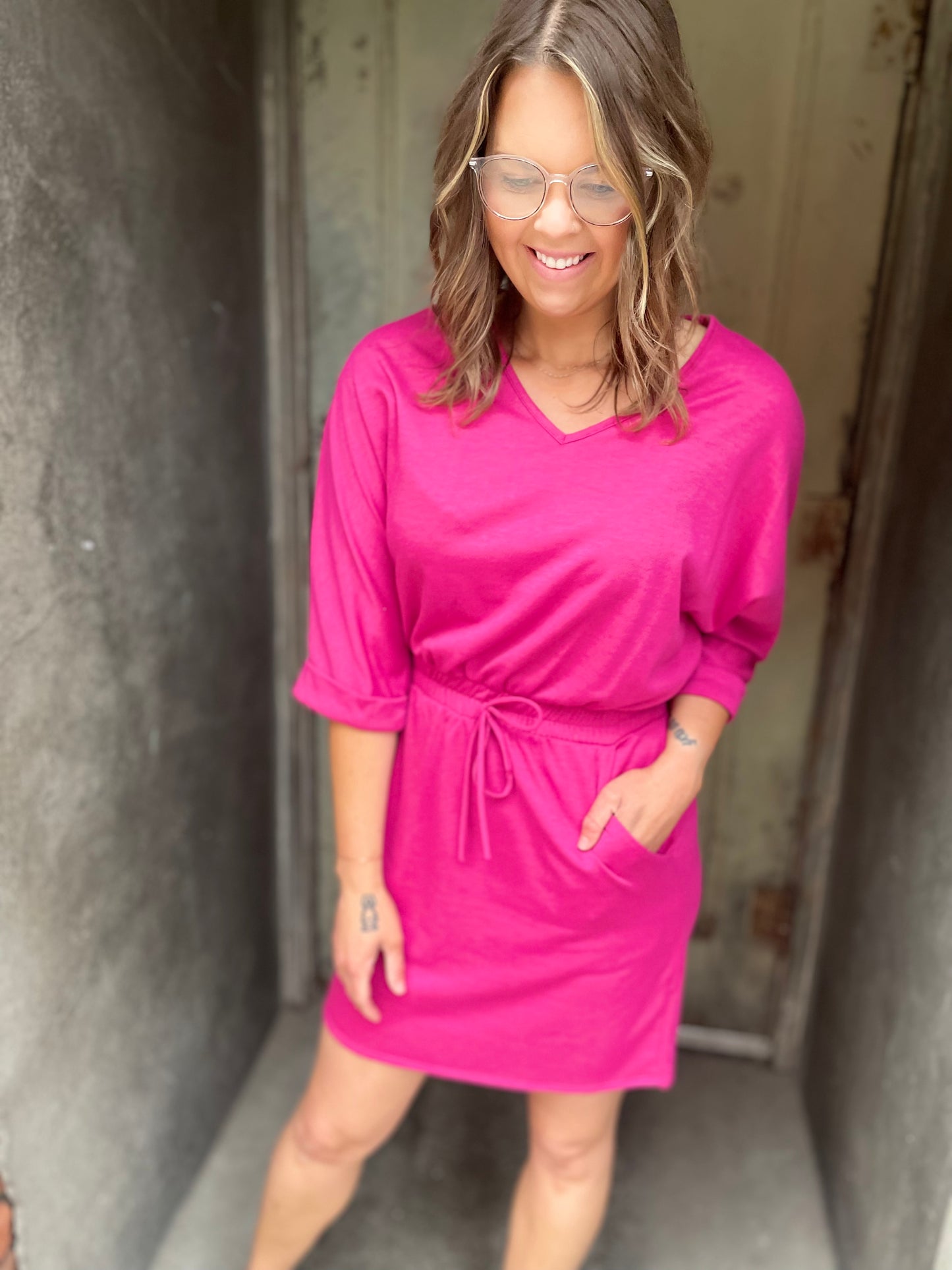 Vibrant Pink Dress