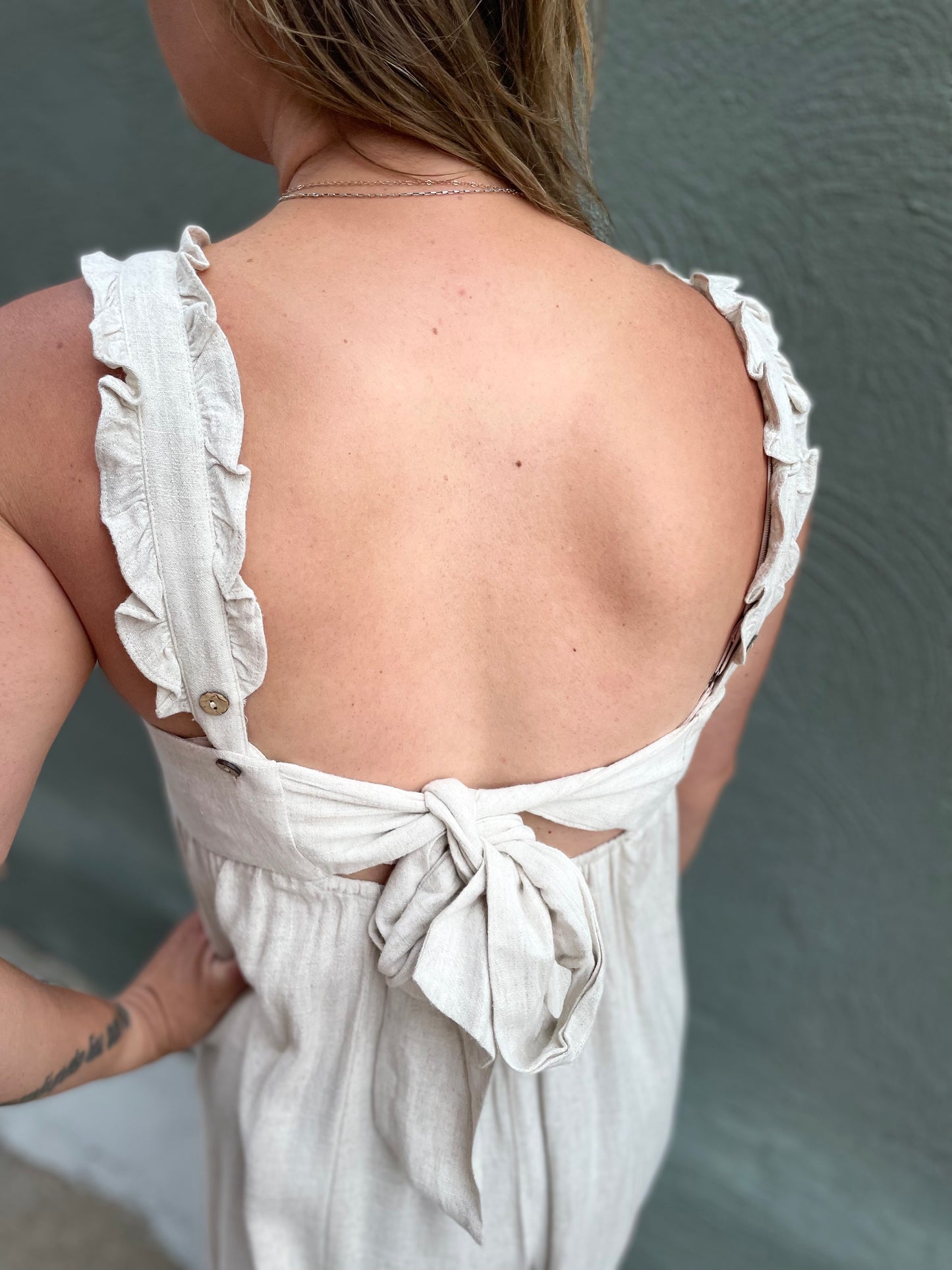 Ruffle Detail Jumpsuit